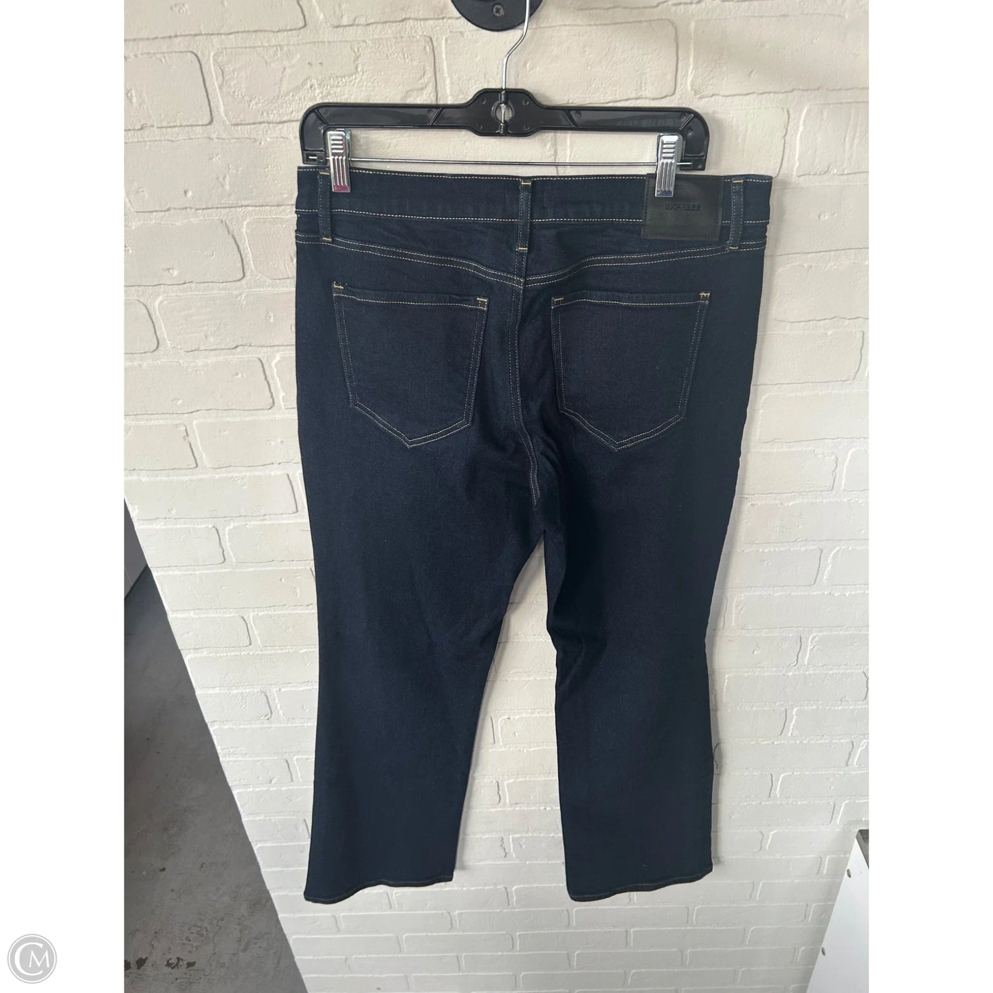 Jeans Boot Cut By Express In Blue Denim, Size: 10