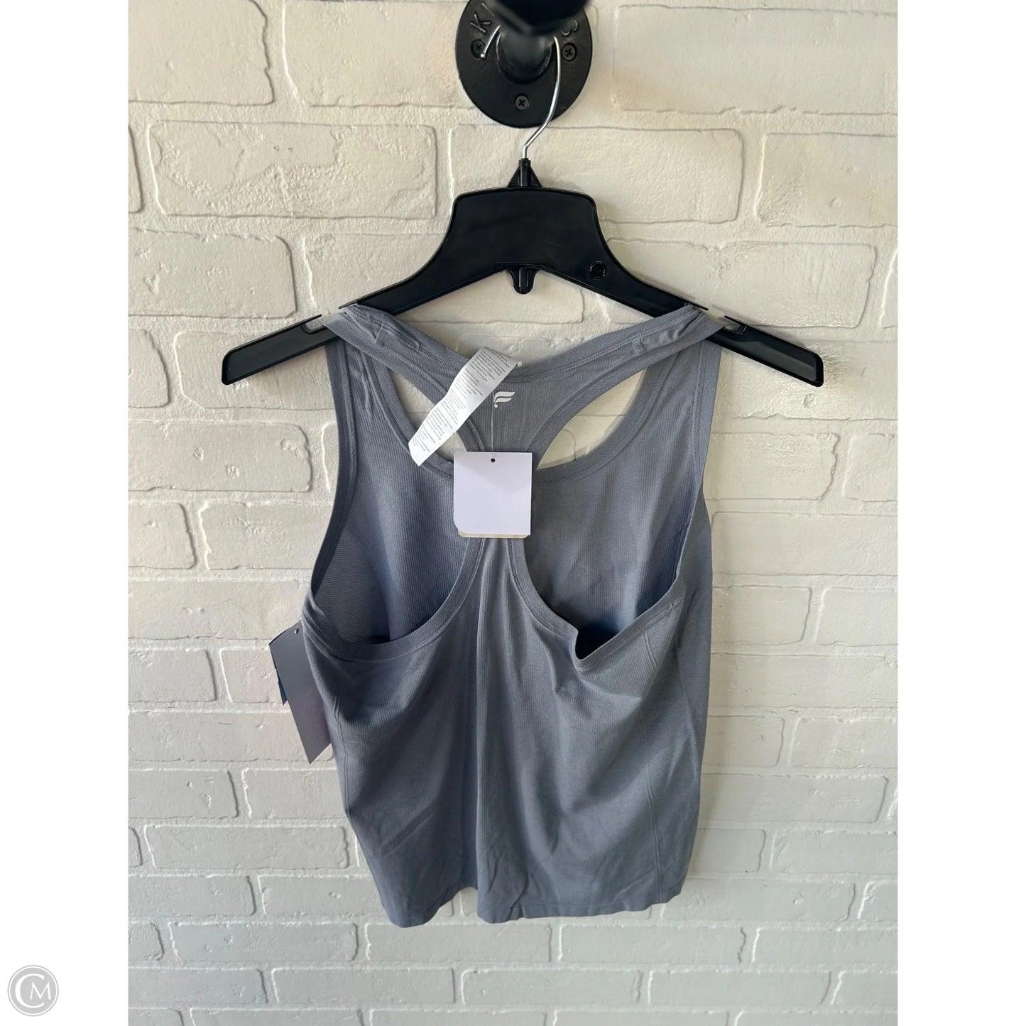 Athletic Tank Top By Fabletics In Grey, Size: S