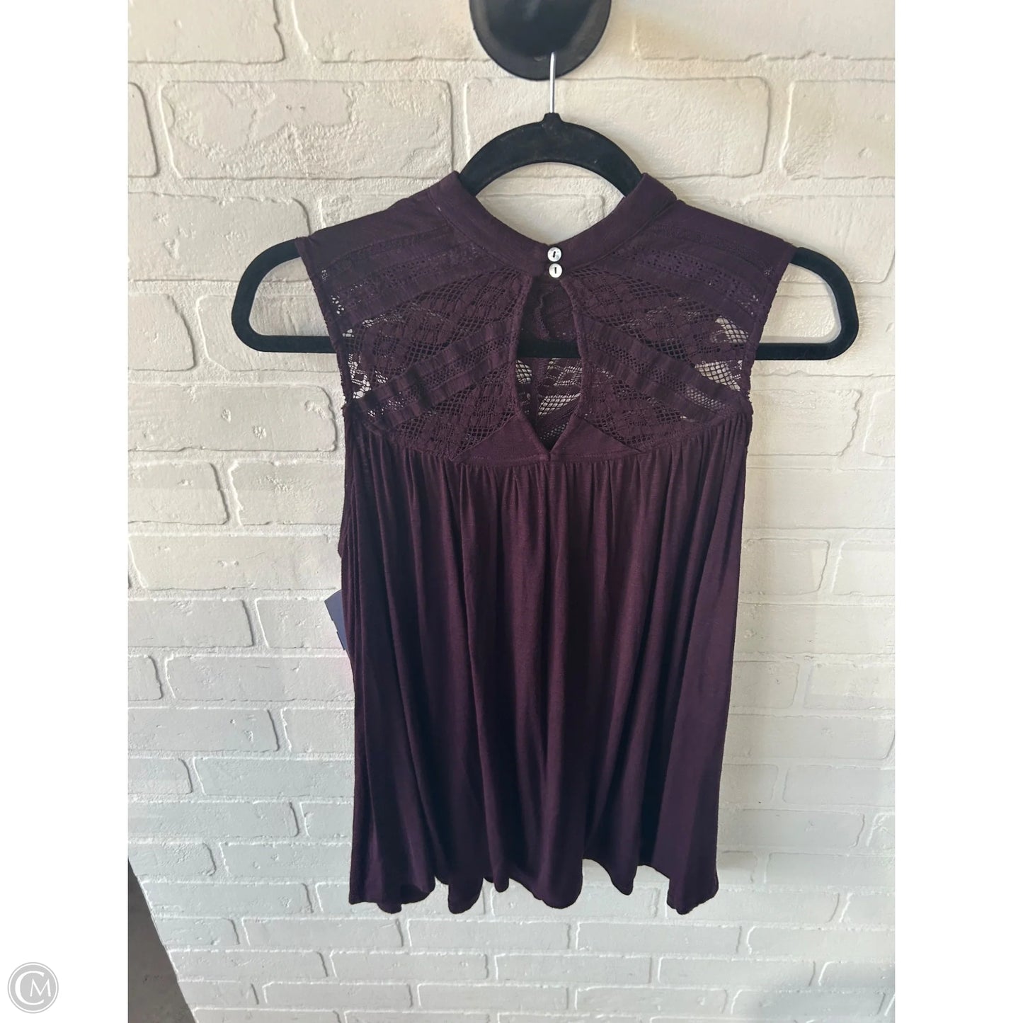 Top Sleeveless By Deletta In Purple, Size: S