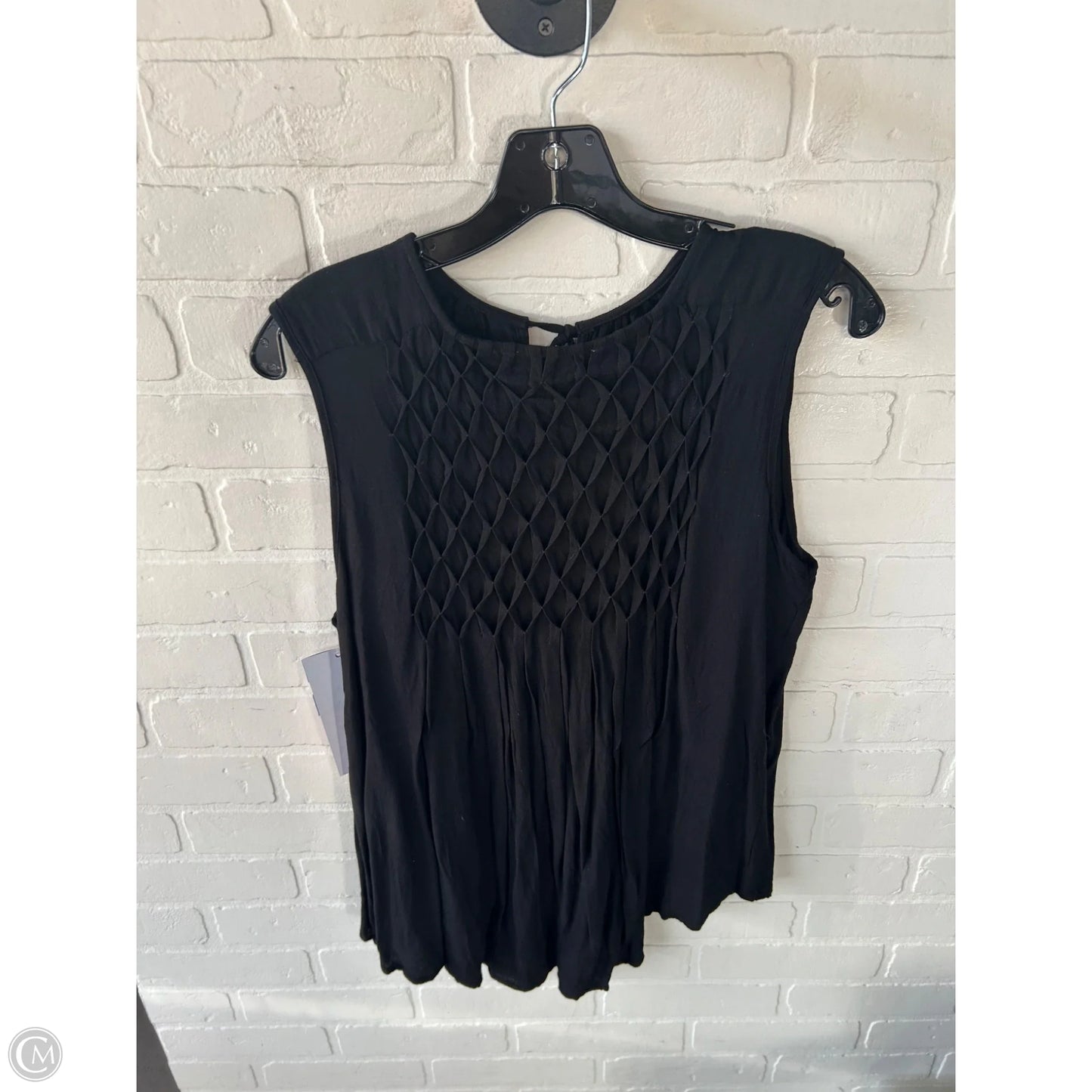 Top Sleeveless By Clothes Mentor In Black, Size: Xl