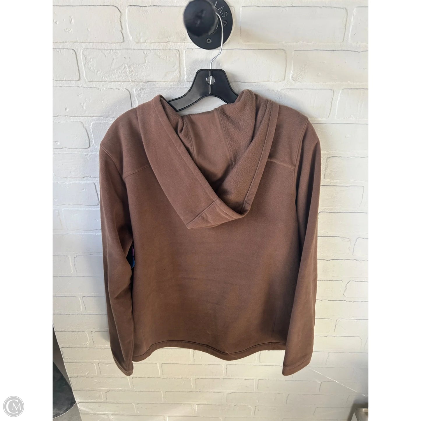 Sweatshirt Hoodie By Clothes Mentor In Brown, Size: Xl