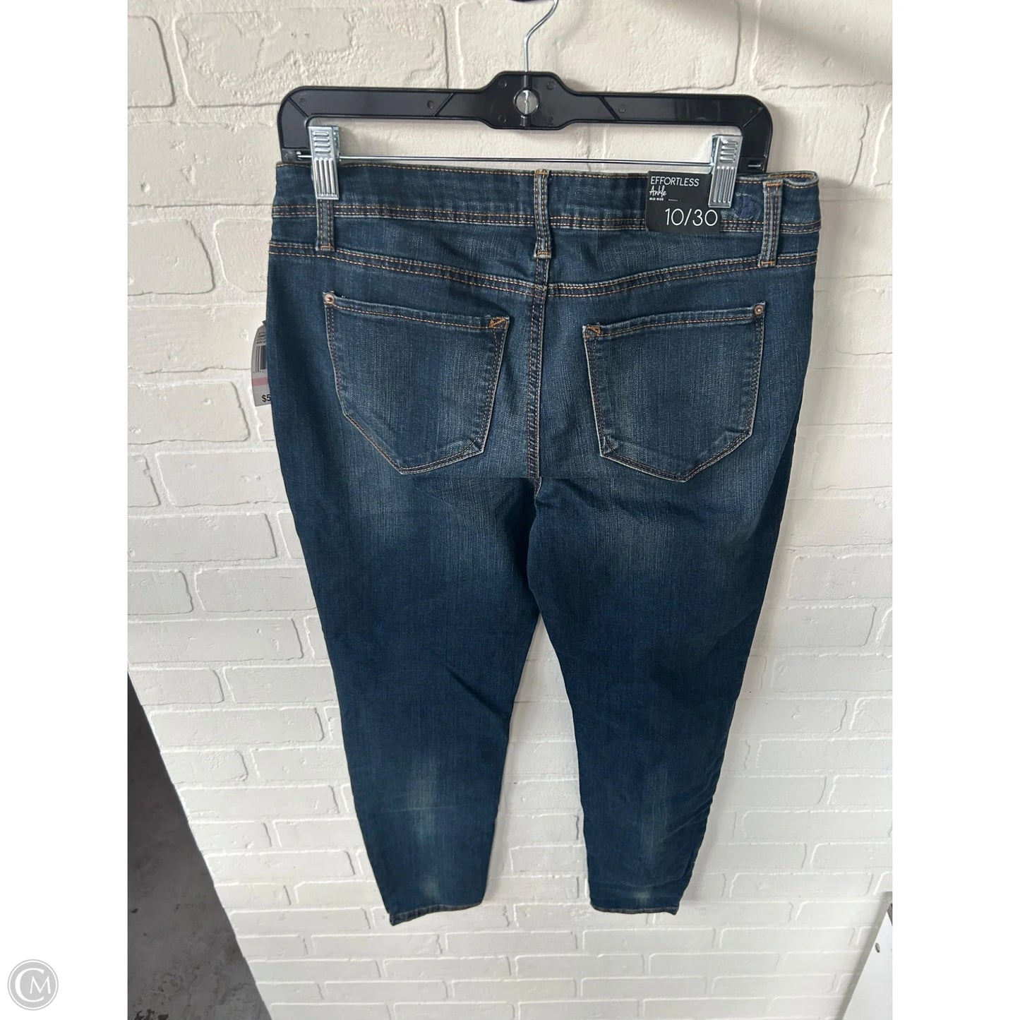 Jeans Skinny By Kensie In Blue Denim, Size: 10