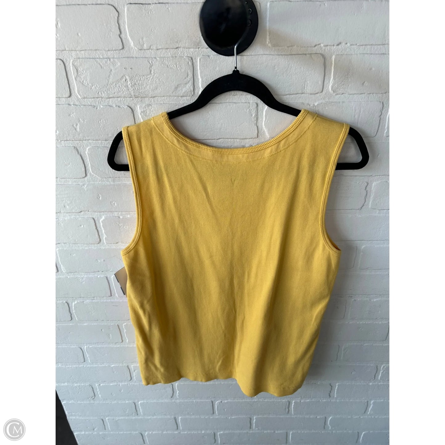 Tank Top By Chicos In Yellow, Size: Xl