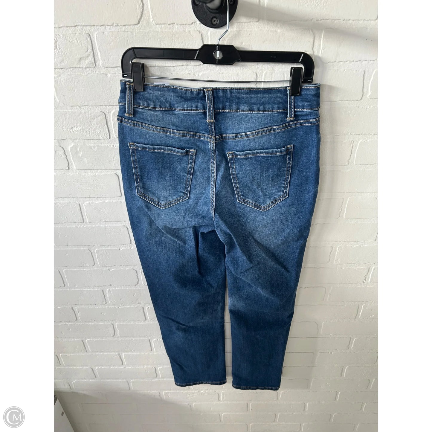 Jeans Straight By Time And Tru In Blue Denim, Size: 10