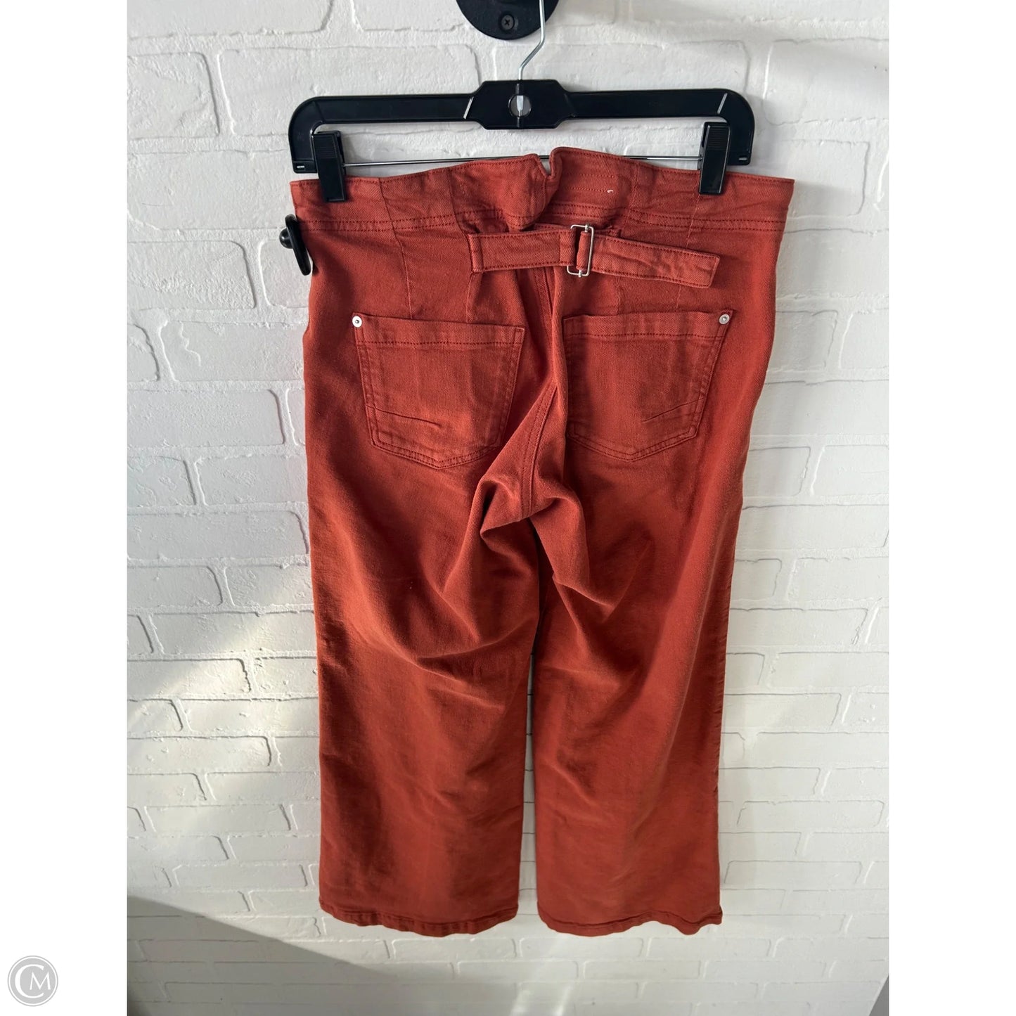 Jeans Wide Leg By Pilcro In Orange Denim, Size: 4