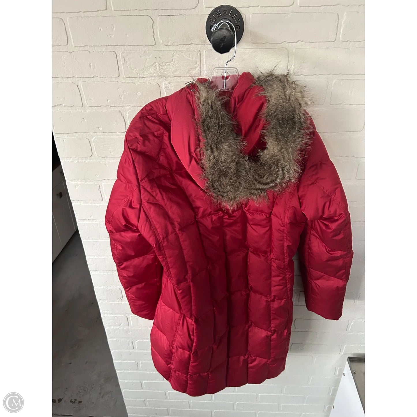 Coat Puffer & Quilted By Eddie Bauer In Red, Size: Xl