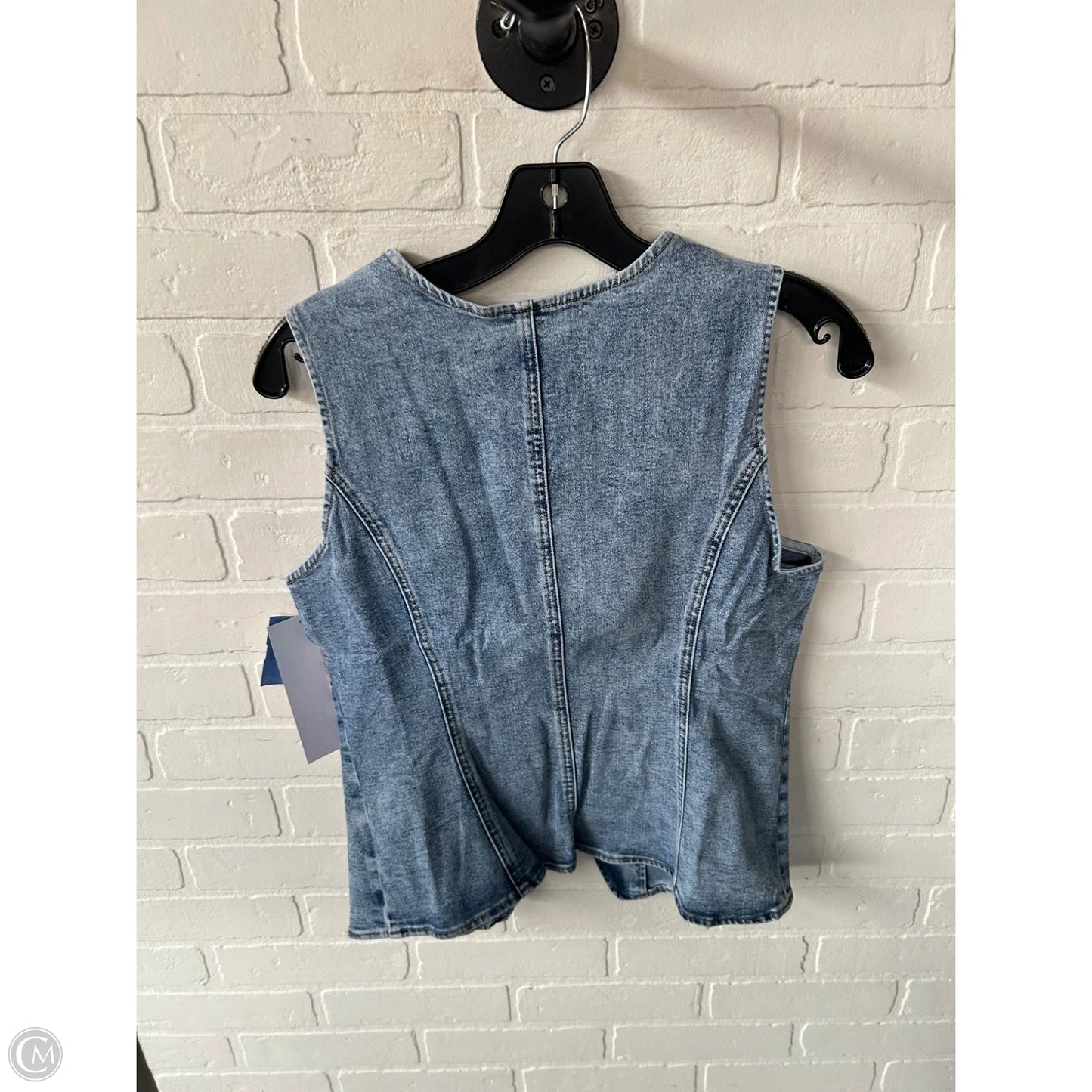Vest Other By Cme In Blue Denim, Size: M
