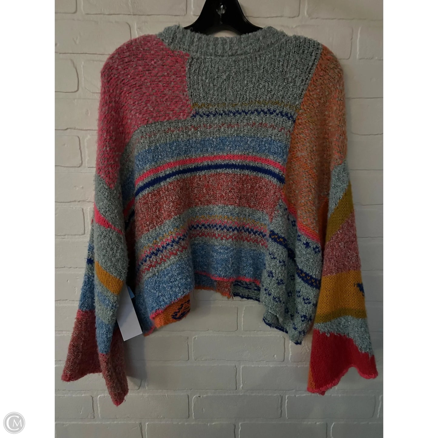 Sweater By Sincerely Jules In Blue & Orange, Size: M