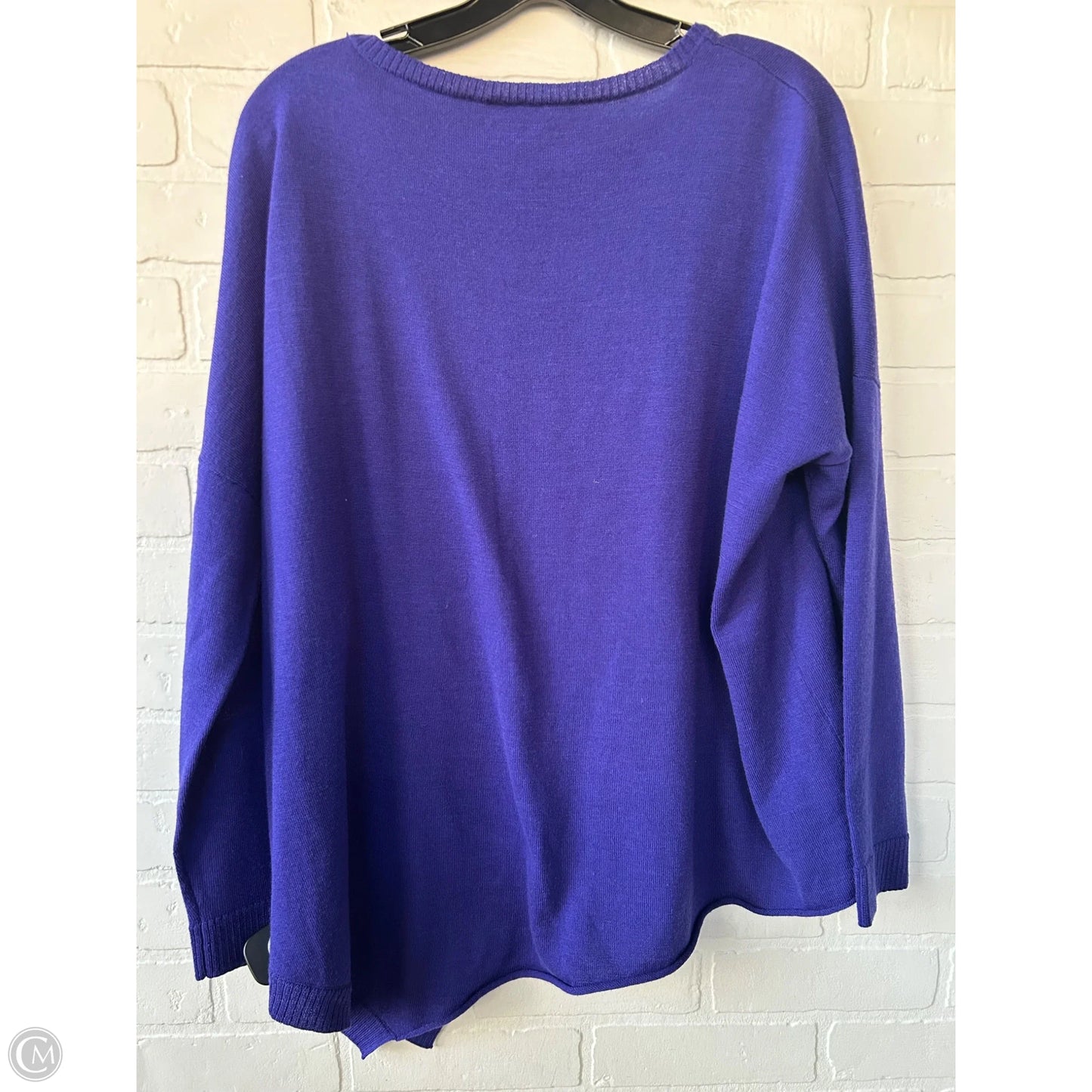 Sweater By Eileen Fisher In Purple, Size: M