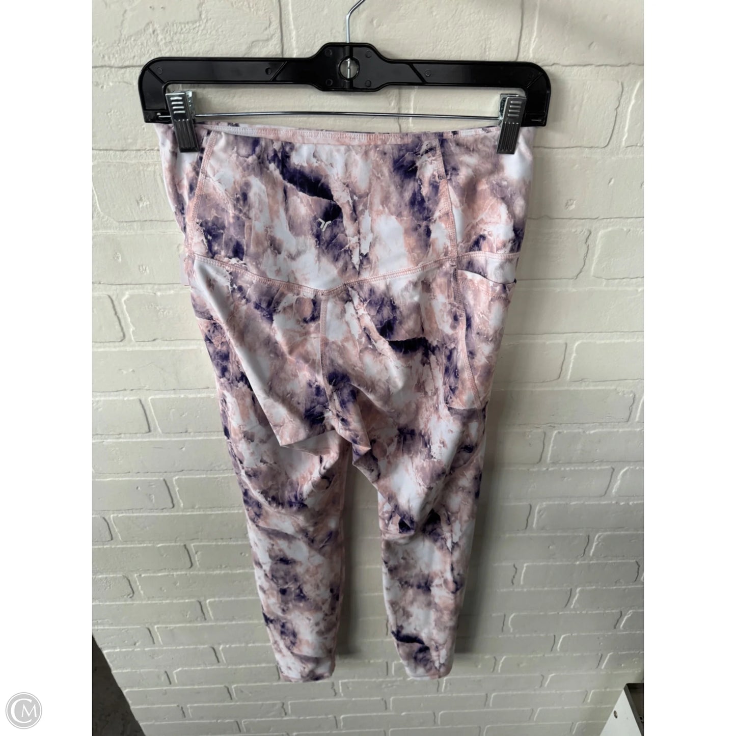 Athletic Pants By Old Navy In Pink & White, Size: 8