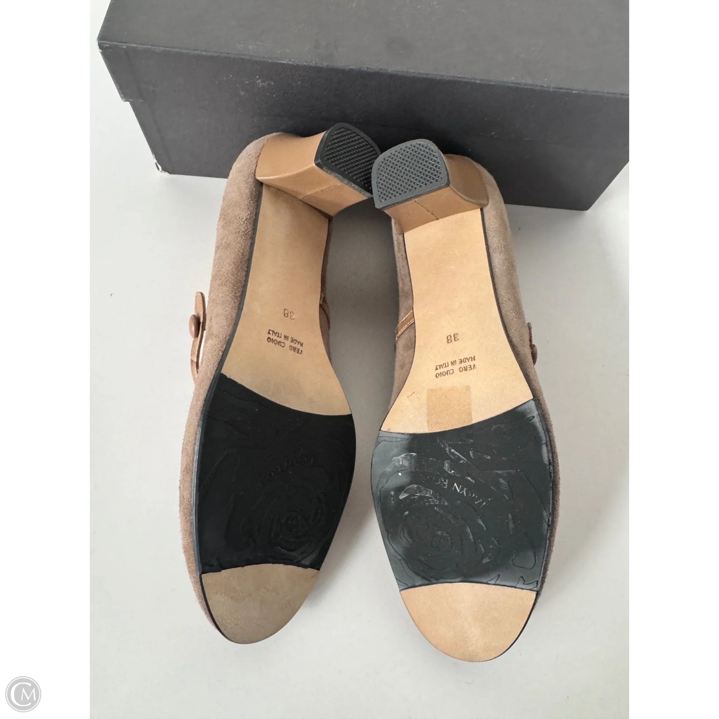 Shoes Heels Block By Taryn Rose In Brown, Size: 7.5