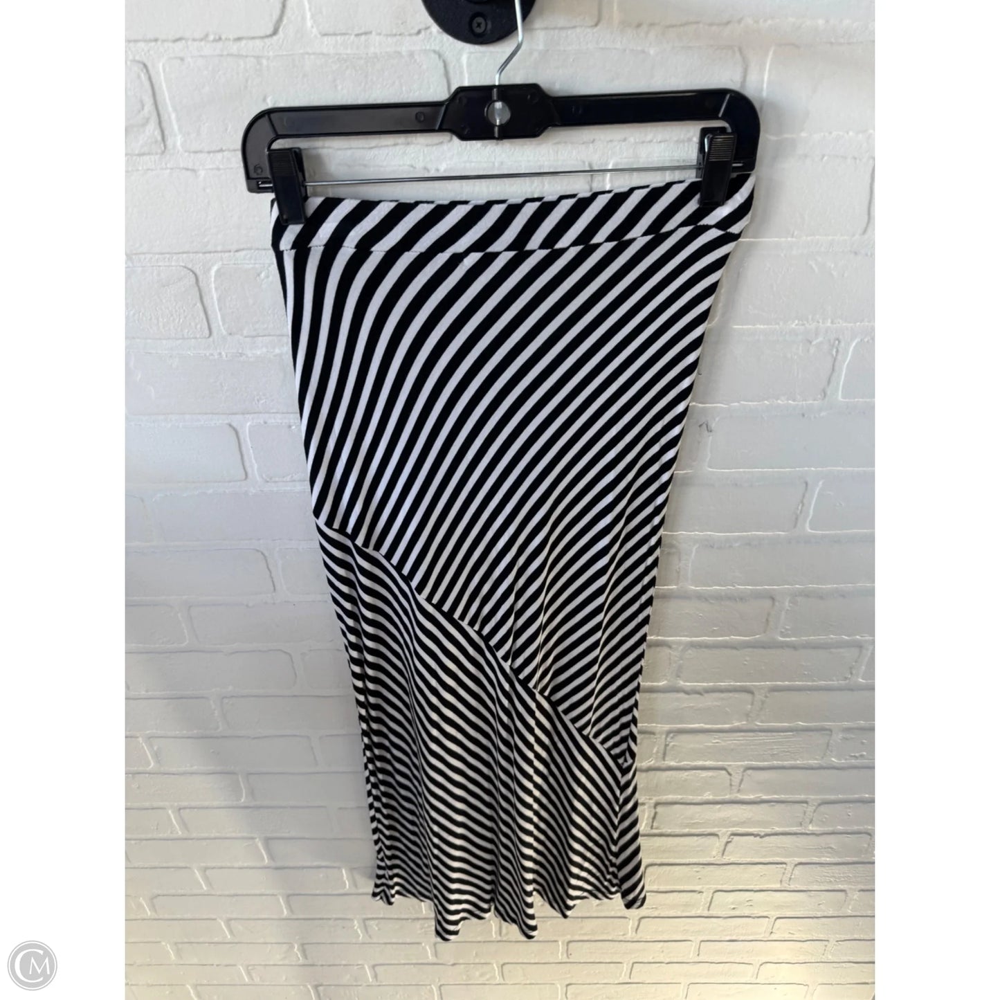Skirt Maxi By Cha Cha Vente In Black & White, Size: 8p