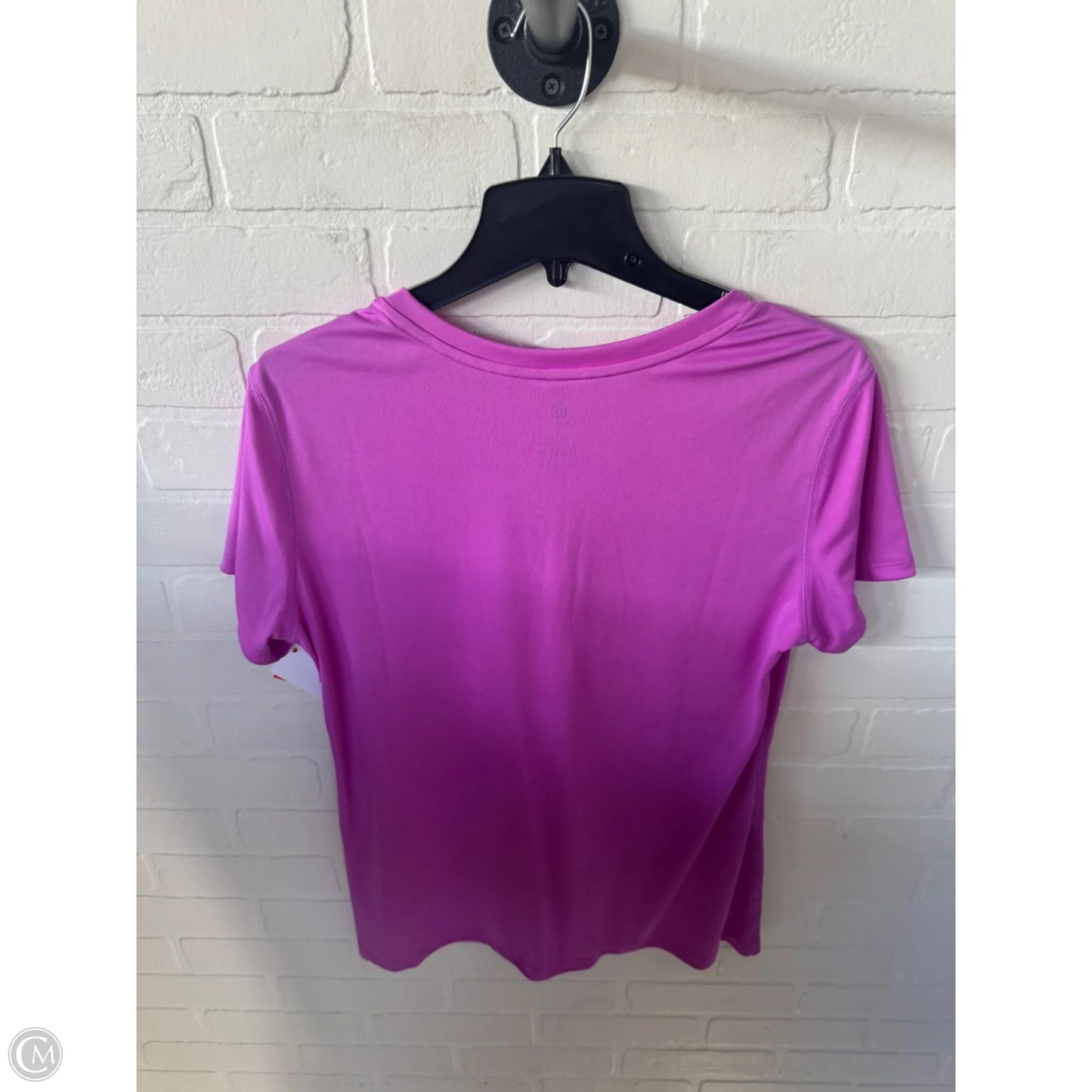 Athletic Top Short Sleeve By Champion In Pink, Size: Xl