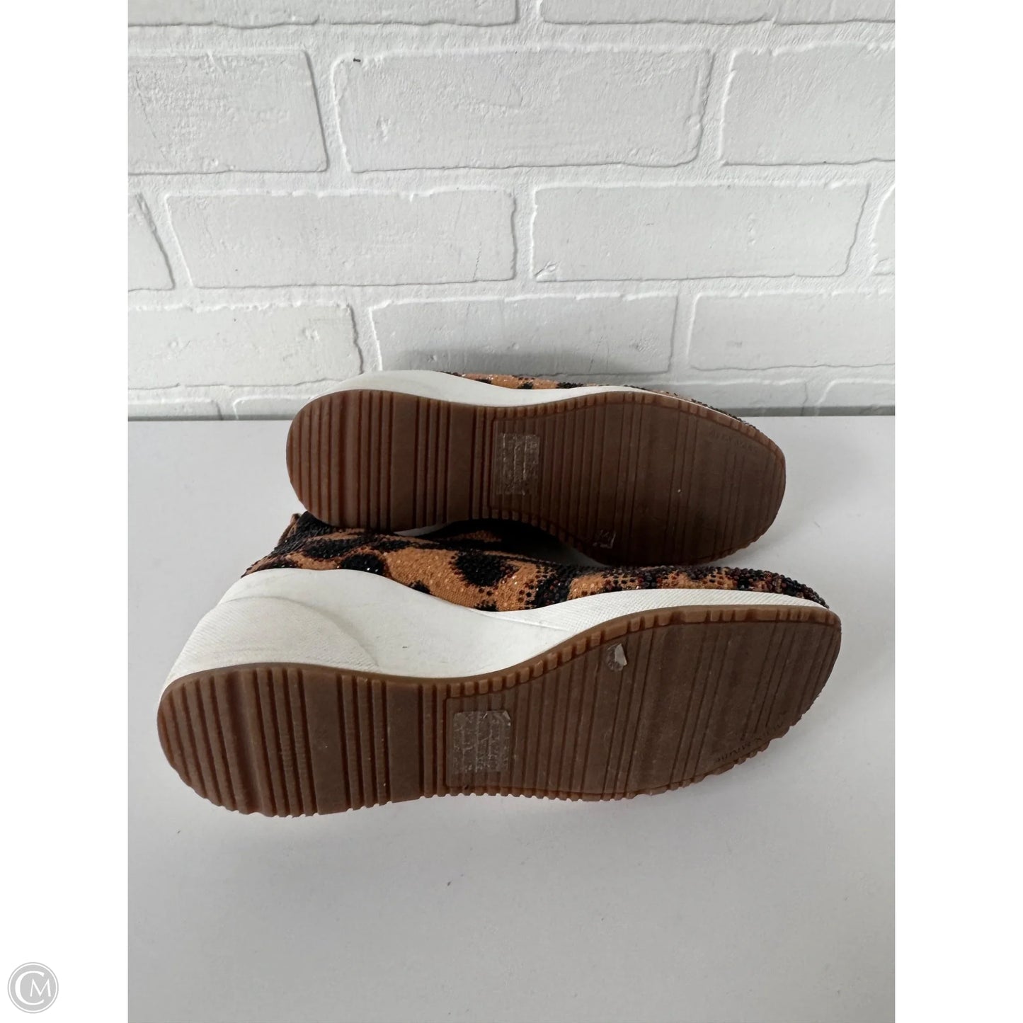 Shoes Heels Wedge By Alex Marie In Animal Print, Size: 7