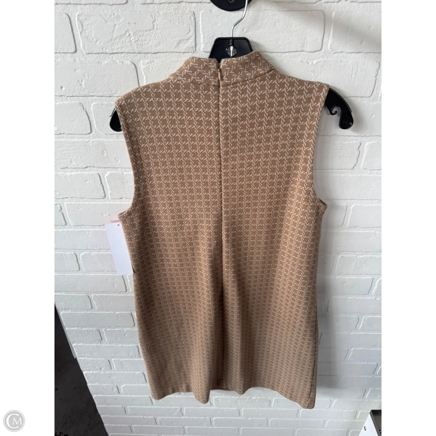 Dress Work By Ann Taylor In Tan & White, Size: M