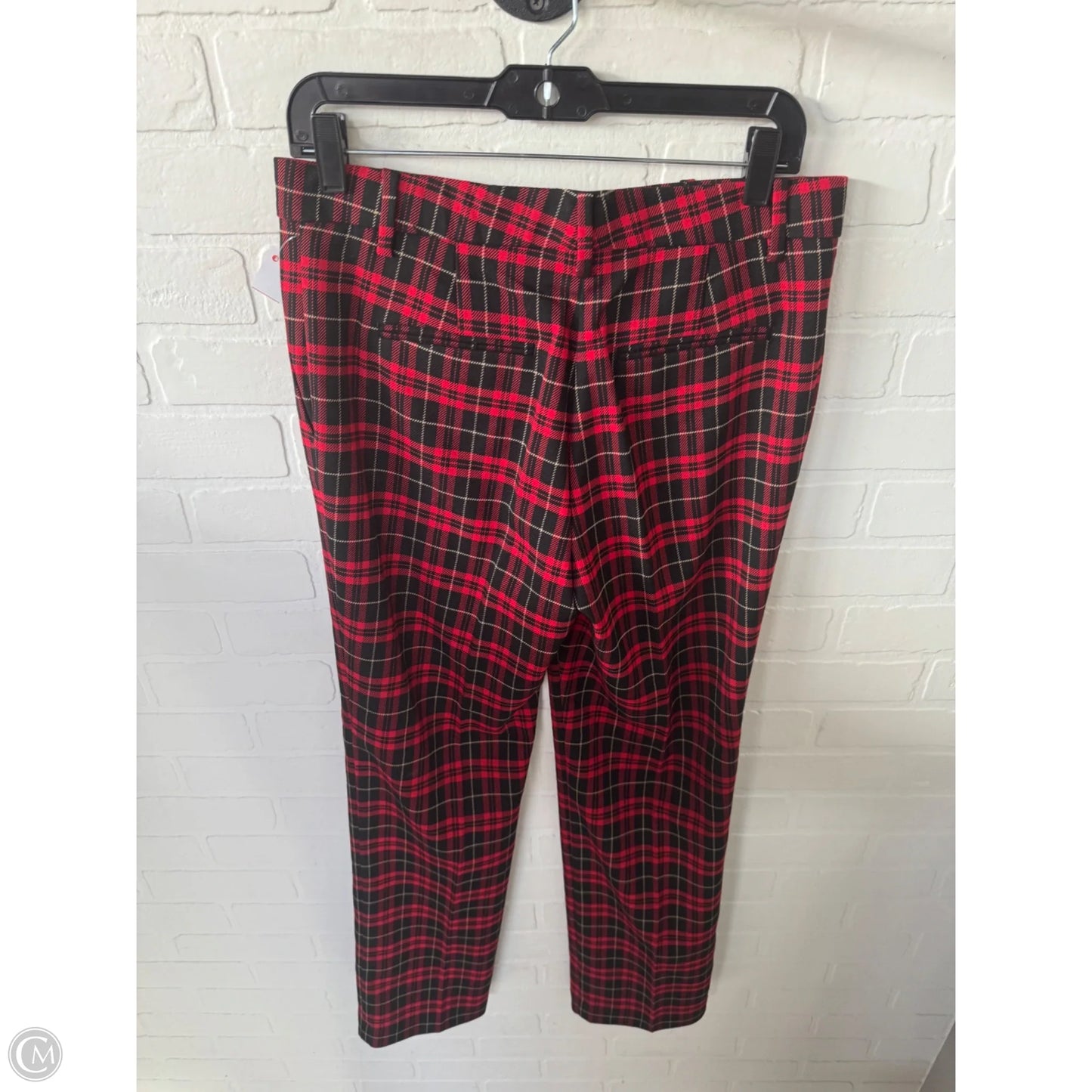 Pants Dress By Ann Taylor In Black & Red, Size: 4