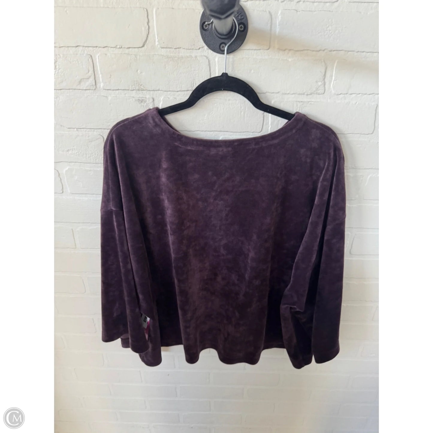 Top Long Sleeve By Pure Jill In Purple, Size: Xlp