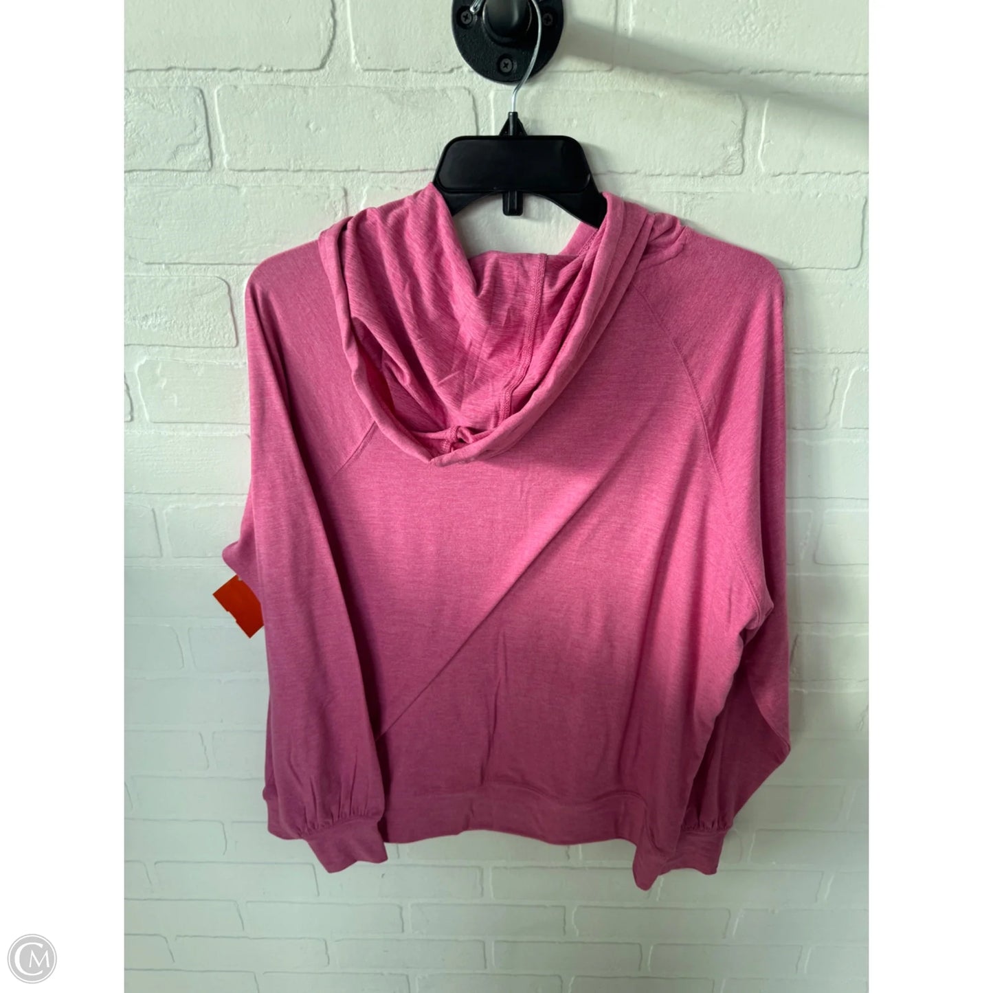 Athletic Top Long Sleeve Hoodie By Balance Collection In Pink, Size: Xs