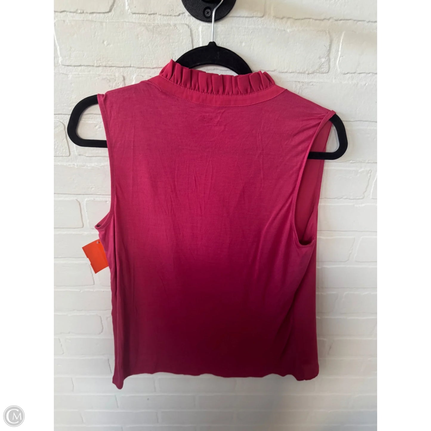 Top Sleeveless By Loft In Pink, Size: S
