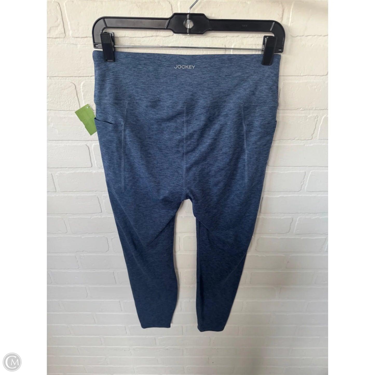 Athletic Leggings By Jockey In Blue, Size: 8