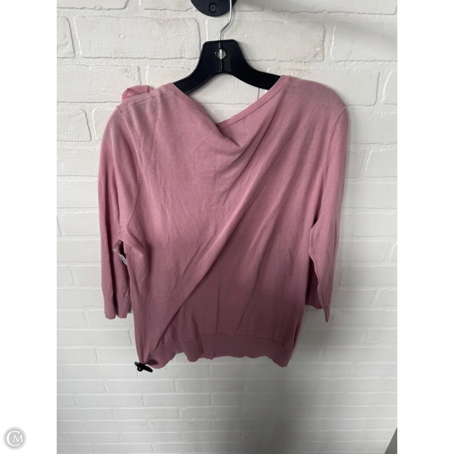 Sweater Cardigan By Cynthia Rowley In Pink, Size: 1x