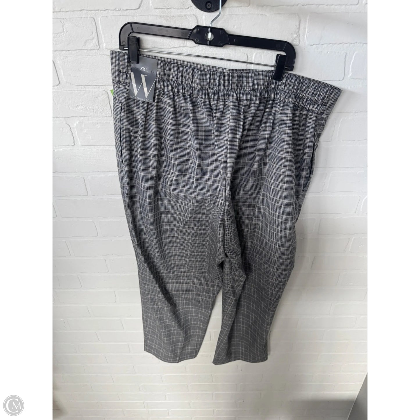 Pants Dress By Worthington In Black & Tan, Size: 18