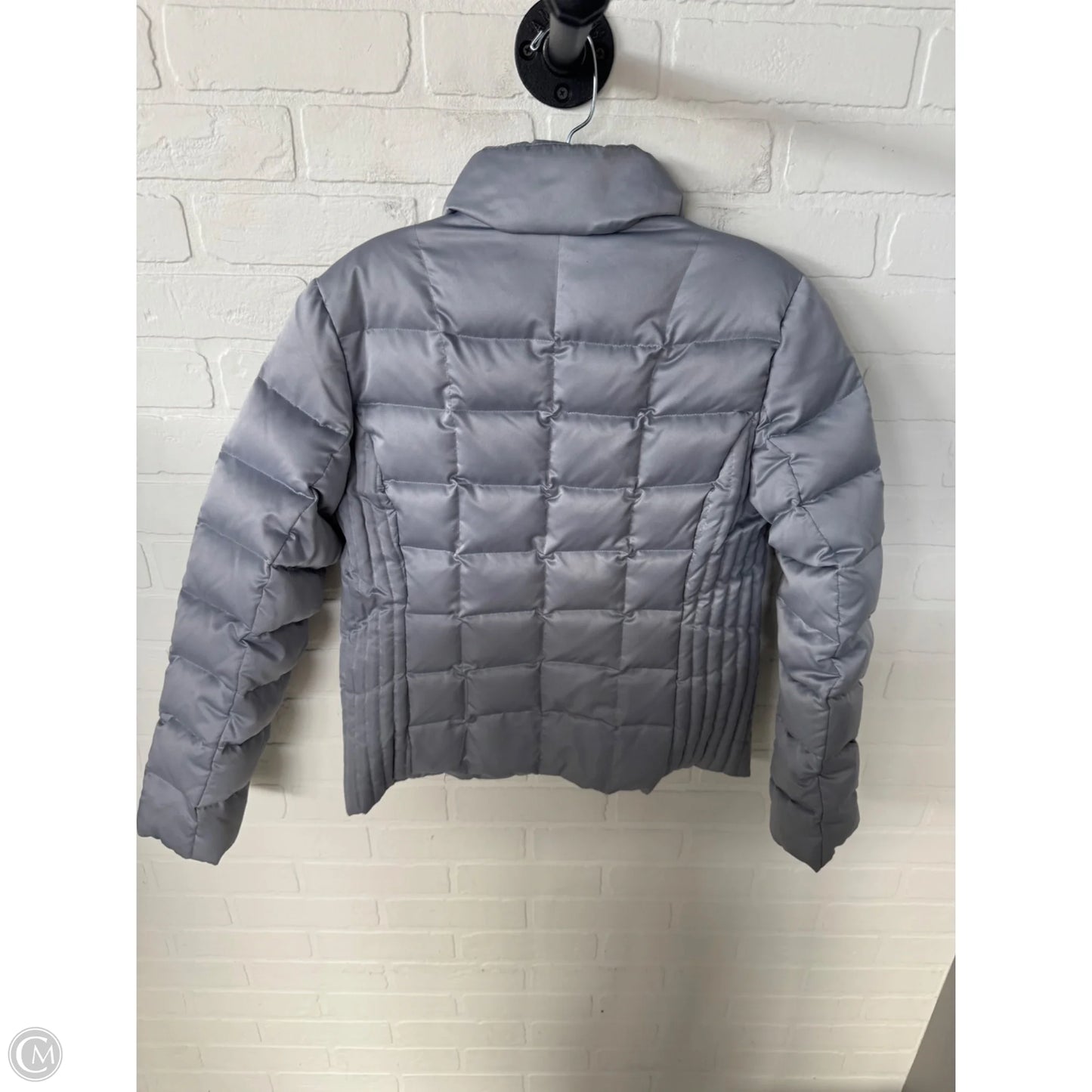 Jacket Puffer & Quilted By Charter Club In Grey, Size: S
