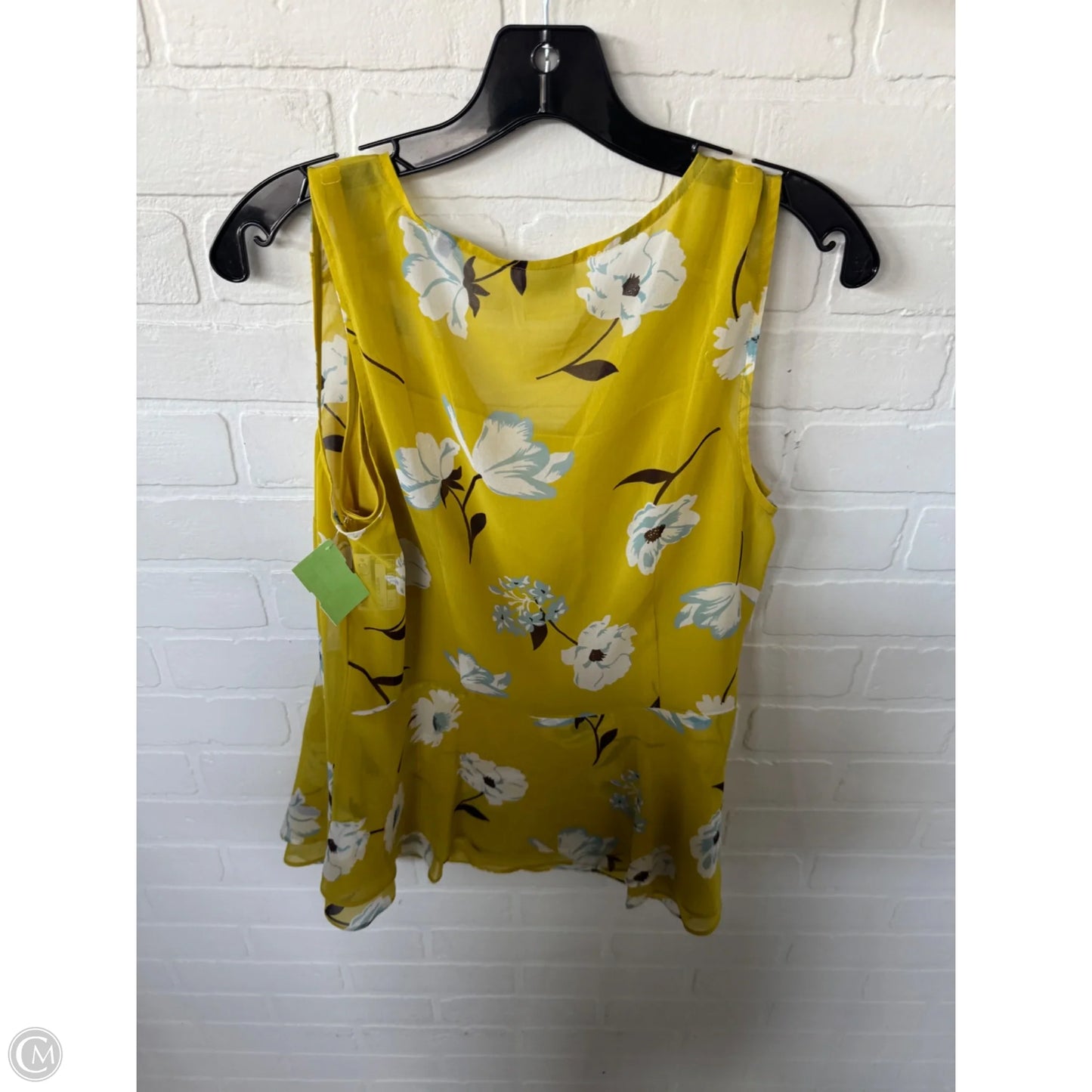 Top 2pc Sleeveless By Cabi In Yellow, Size: S