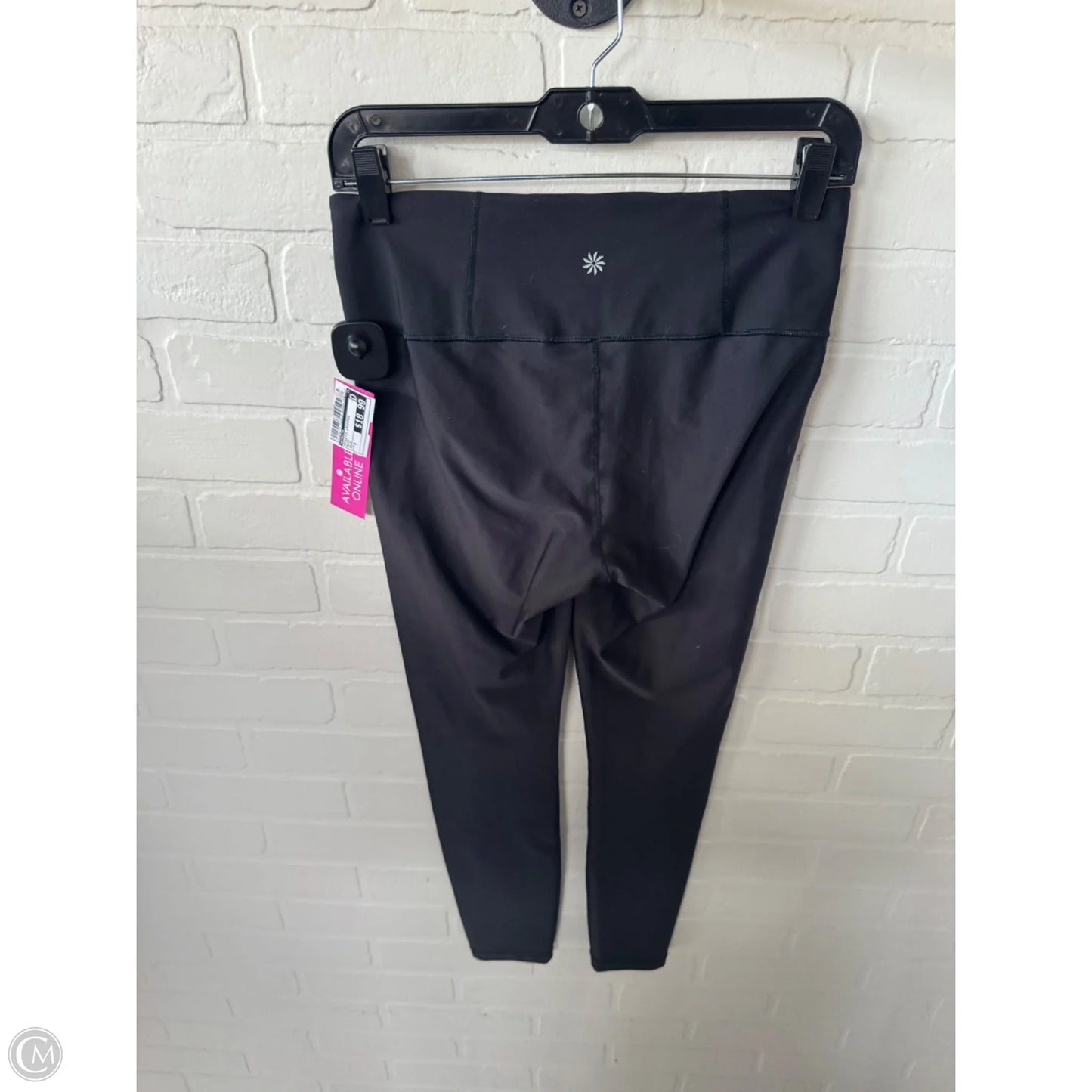 Athletic Leggings By Athleta In Black, Size: 8