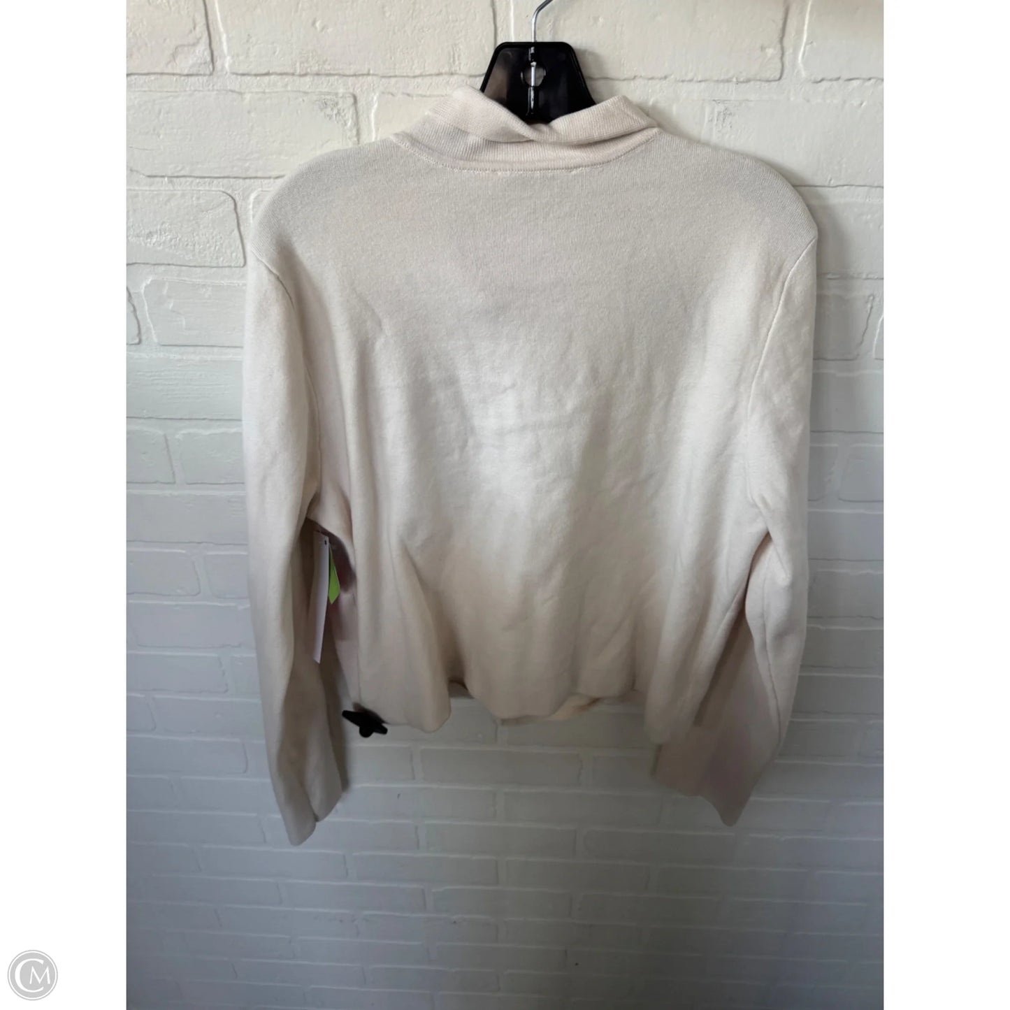 Sweater Cardigan By Loft In Cream, Size: Xl