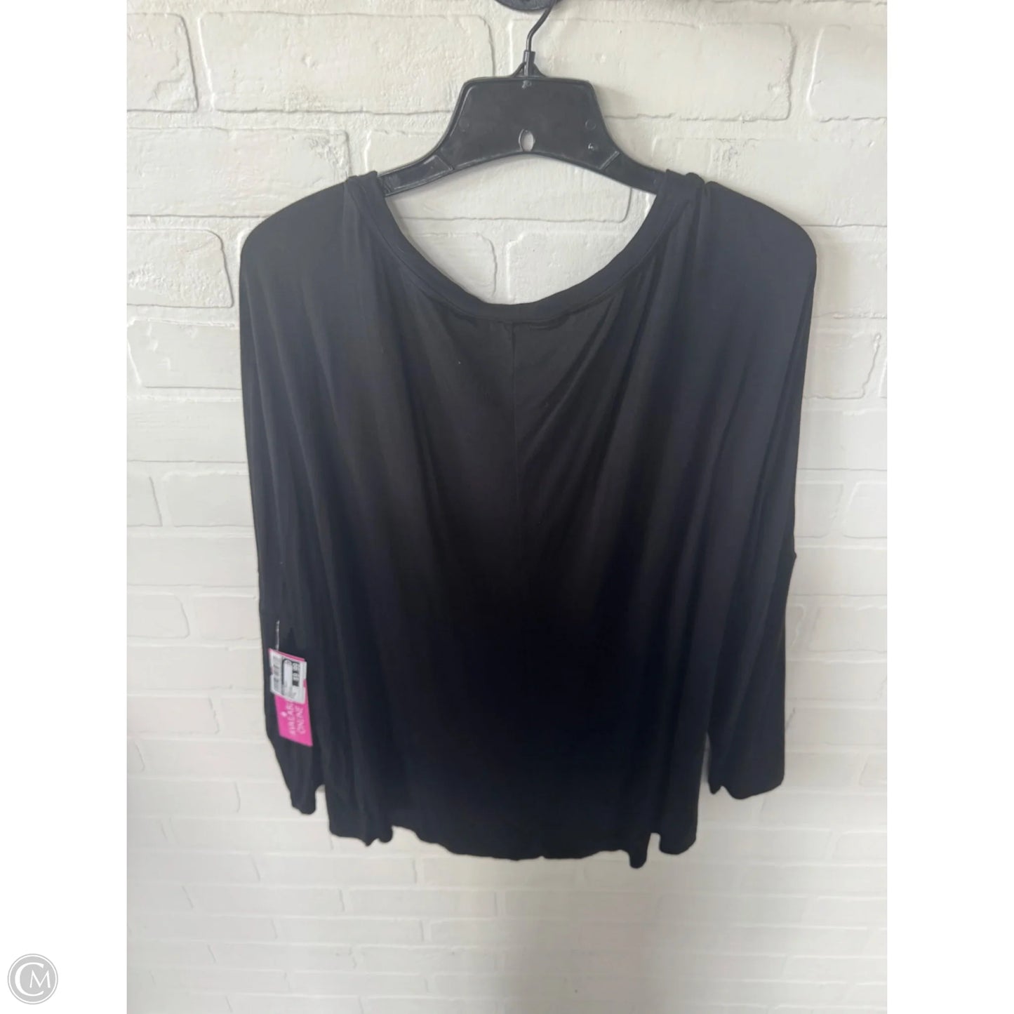 Top Long Sleeve Basic By Express In Black, Size: Xl
