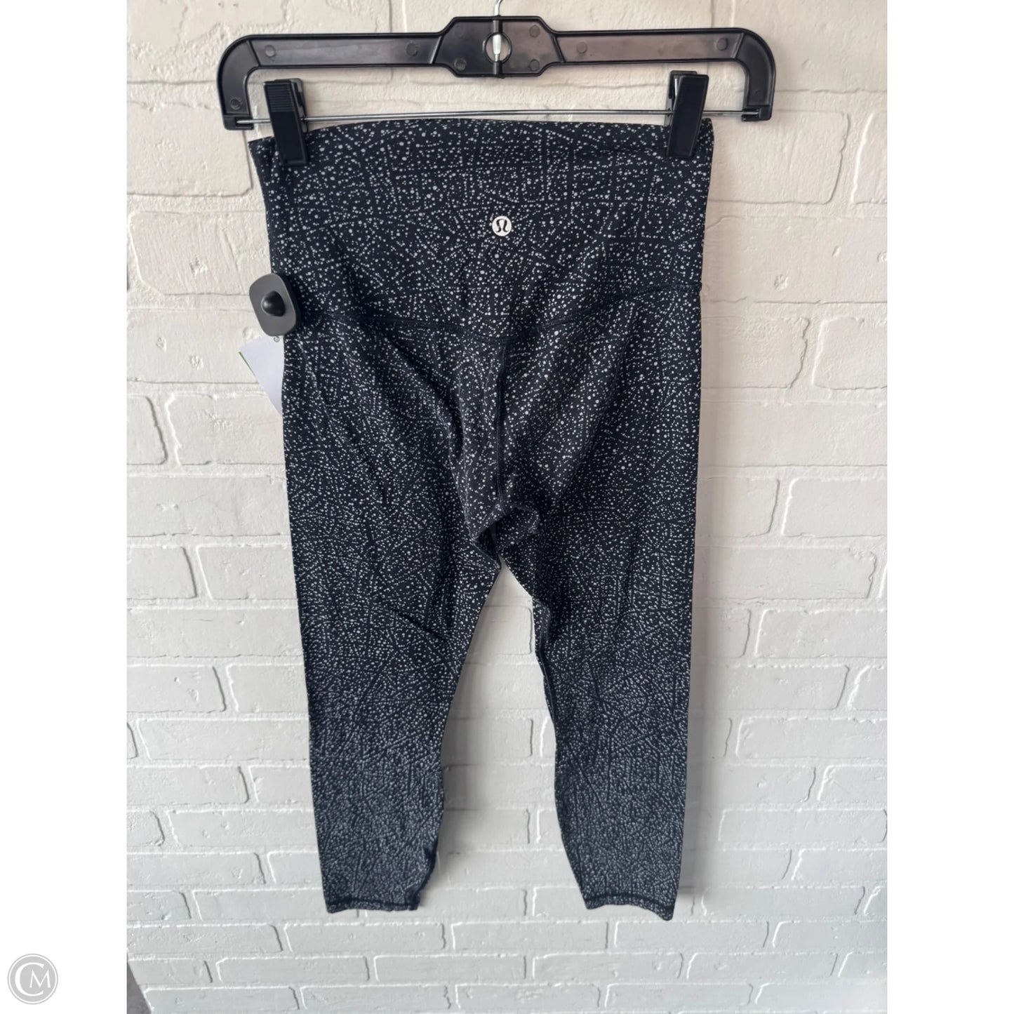 Athletic Leggings By Lululemon In Black & White, Size: 4