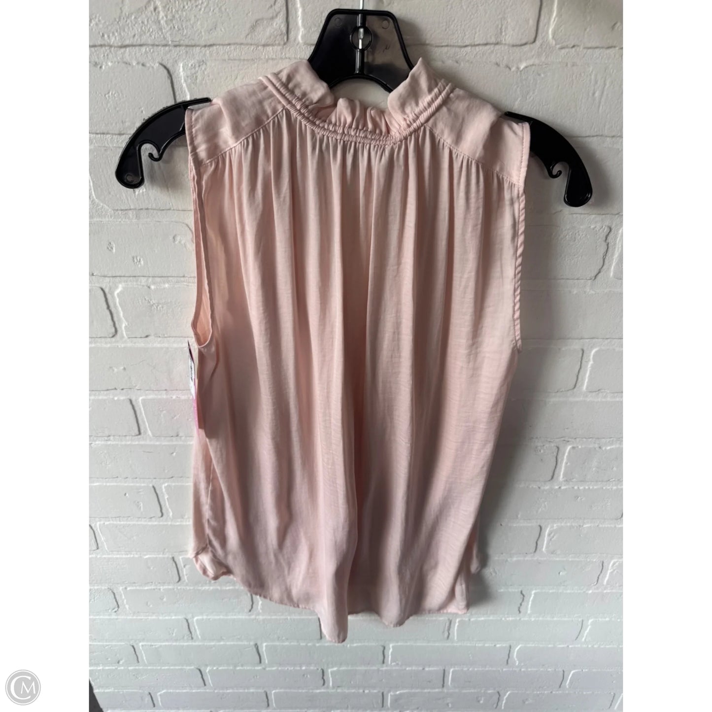 Top Sleeveless By Loft In Pink, Size: S