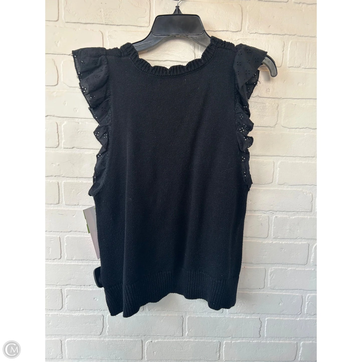 Vest Sweater By Anthropologie In Black, Size: Xs