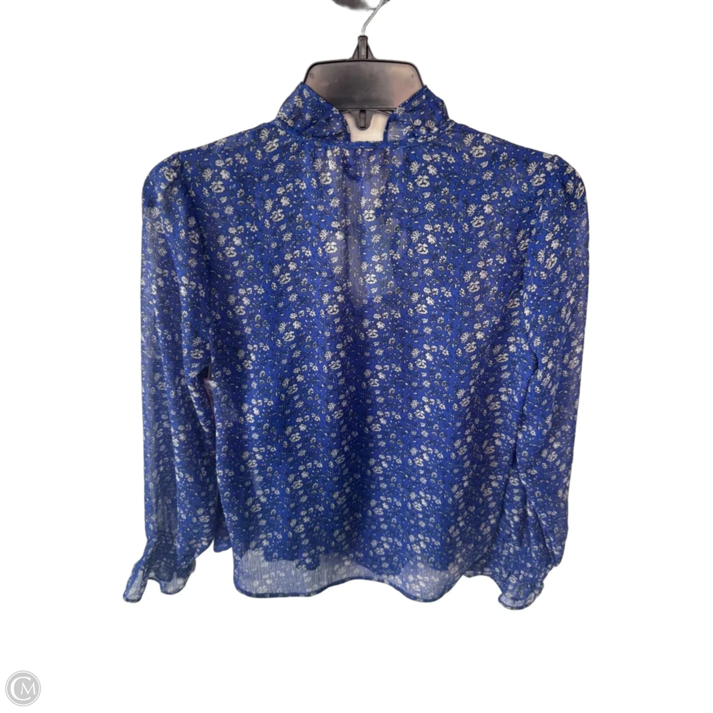 Top 2pc Sleeveless By Loft In Blue & White, Size: Xxsp