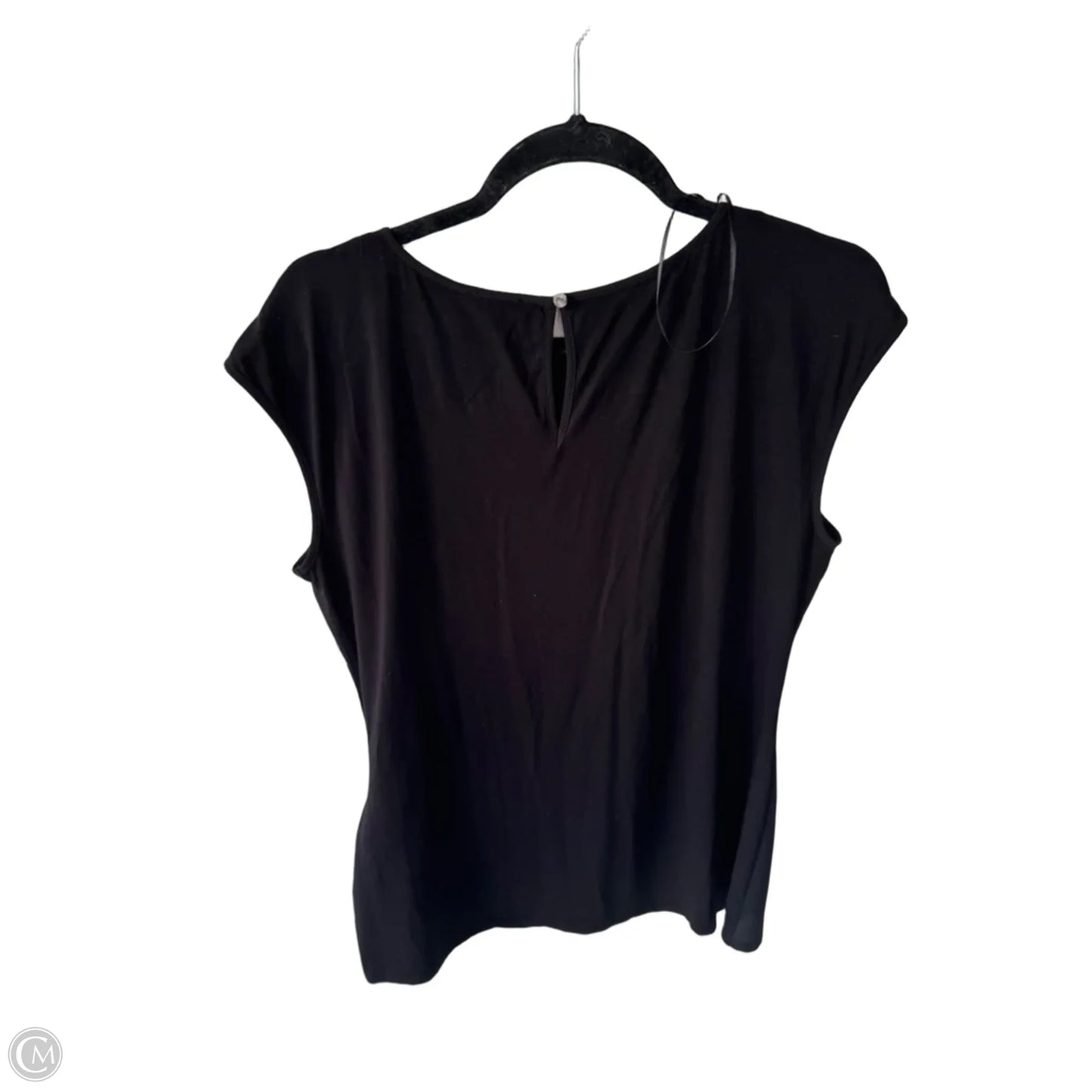 Blouse Sleeveless By Vince Camuto In Black, Size: S