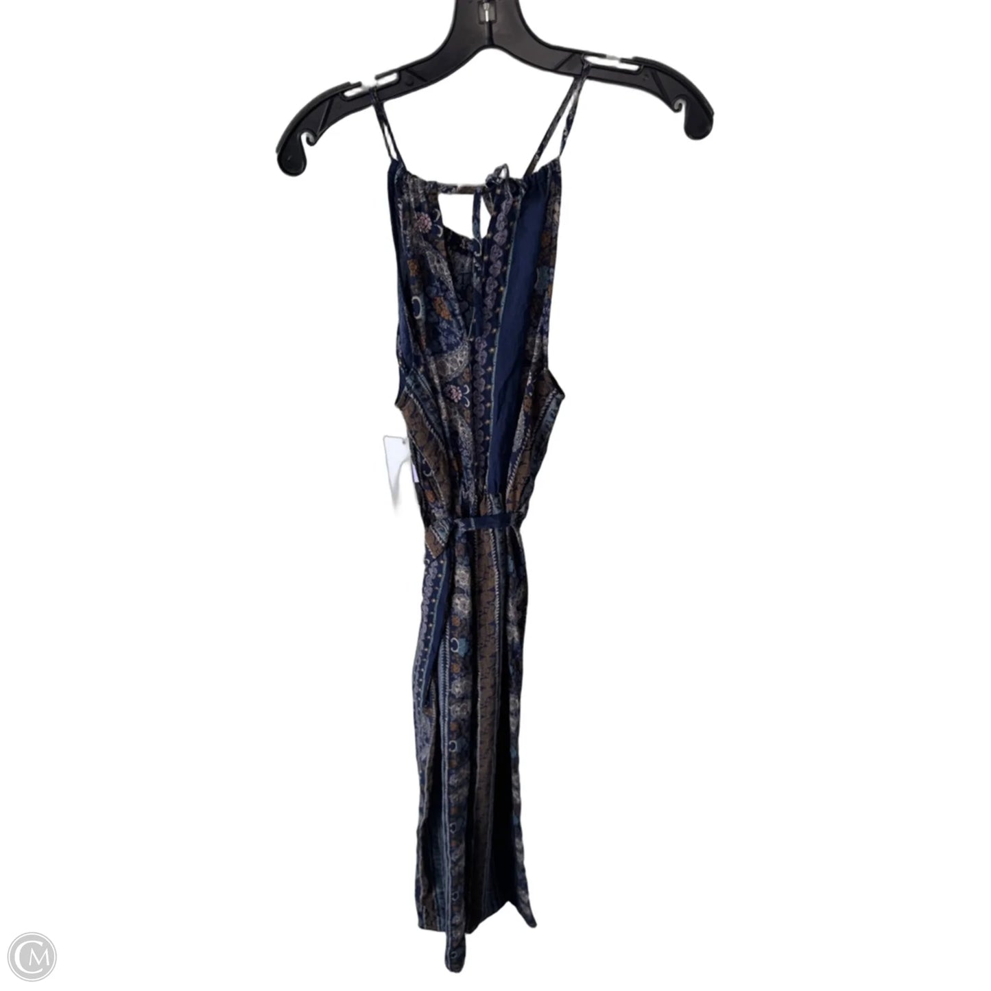 Jumpsuit By Buckle Black In Blue & Gold, Size: S