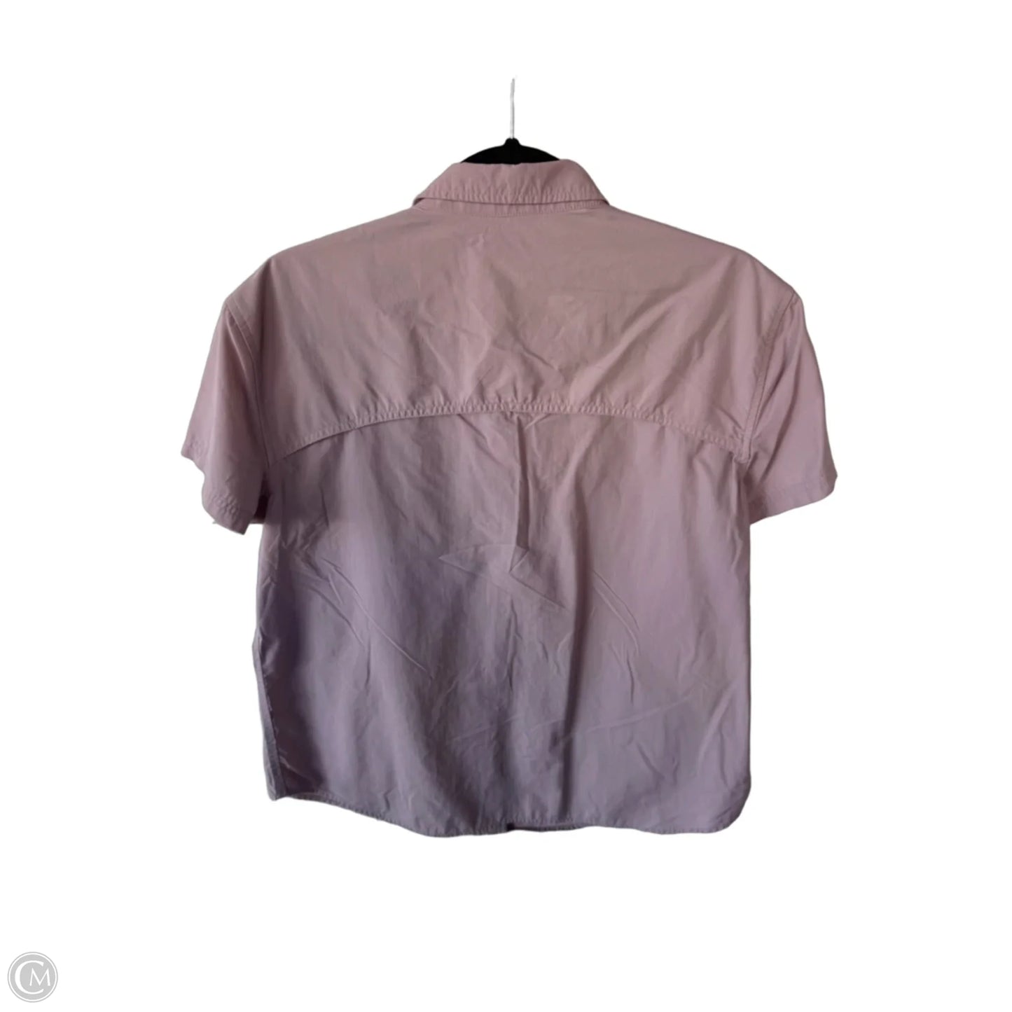 Top Short Sleeve By Eddie Bauer In Pink, Size: L