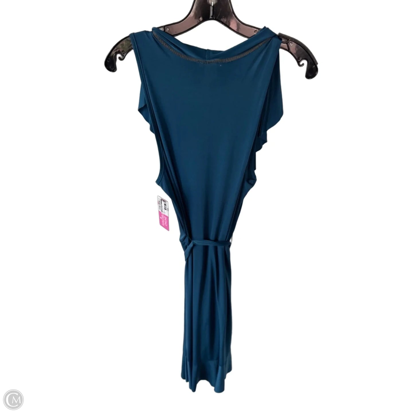 Dress Party Midi By Clothes Mentor In Teal, Size: M