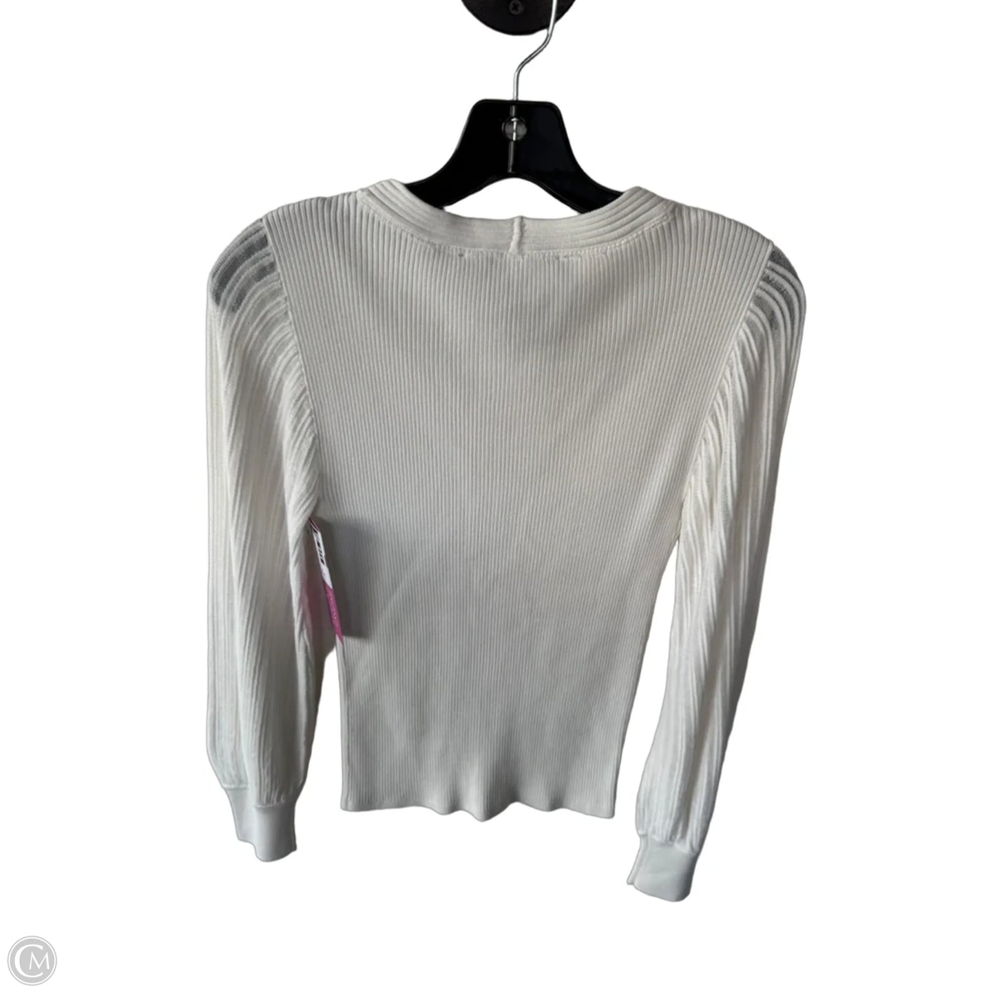 Top Long Sleeve By White House Black Market In White, Size: S