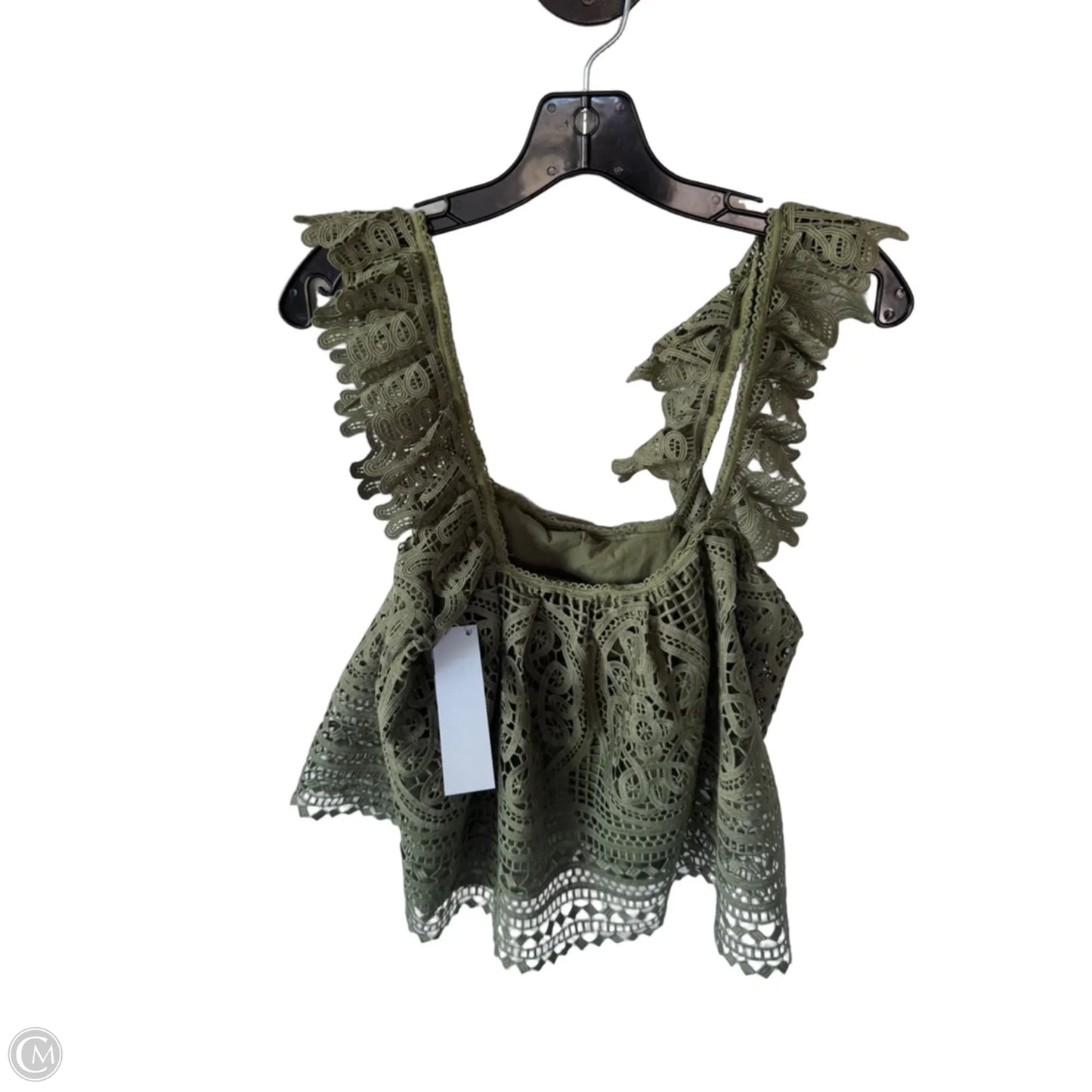 Blouse Sleeveless By Eri + Ali In Green, Size: M