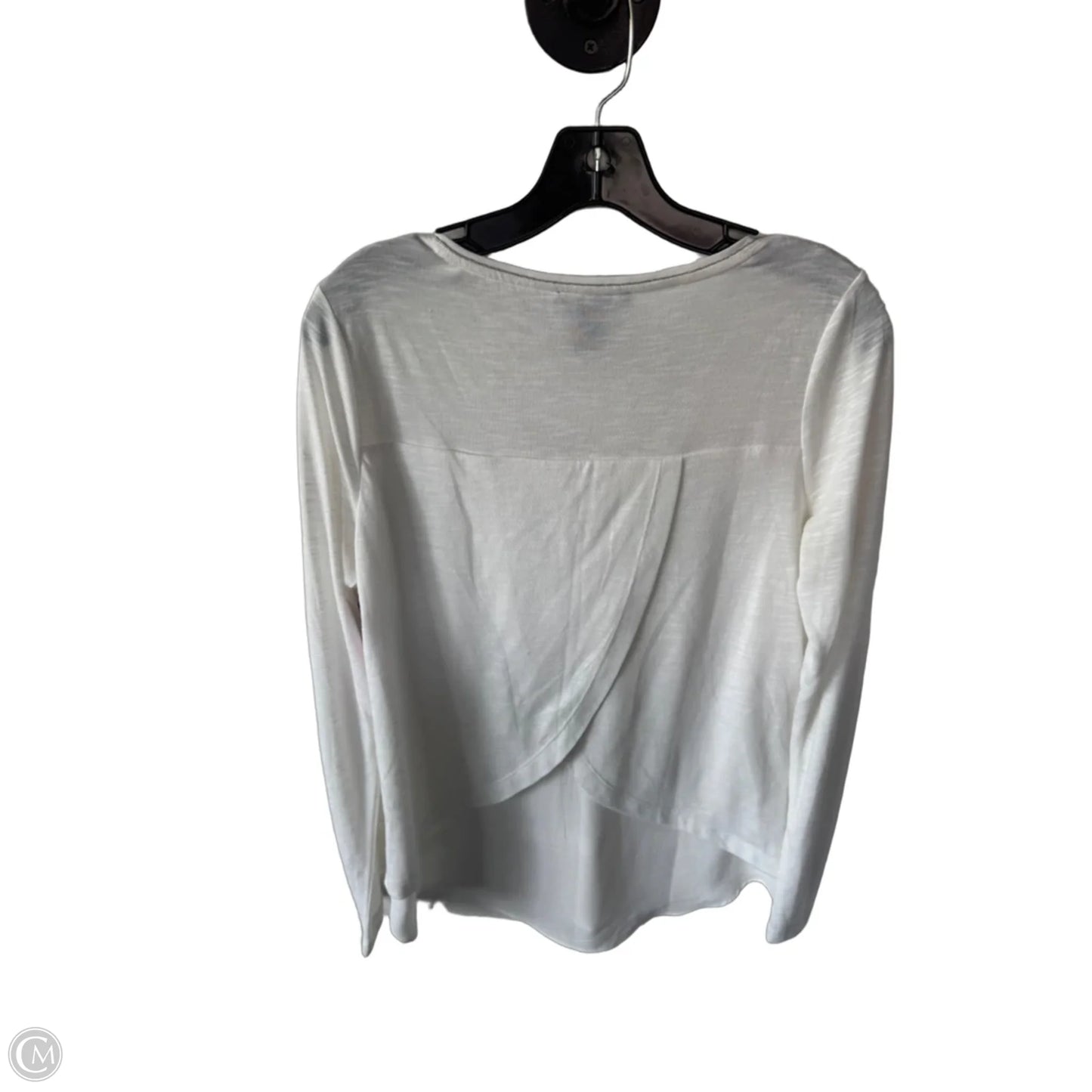 Top Long Sleeve By White House Black Market In White, Size: S