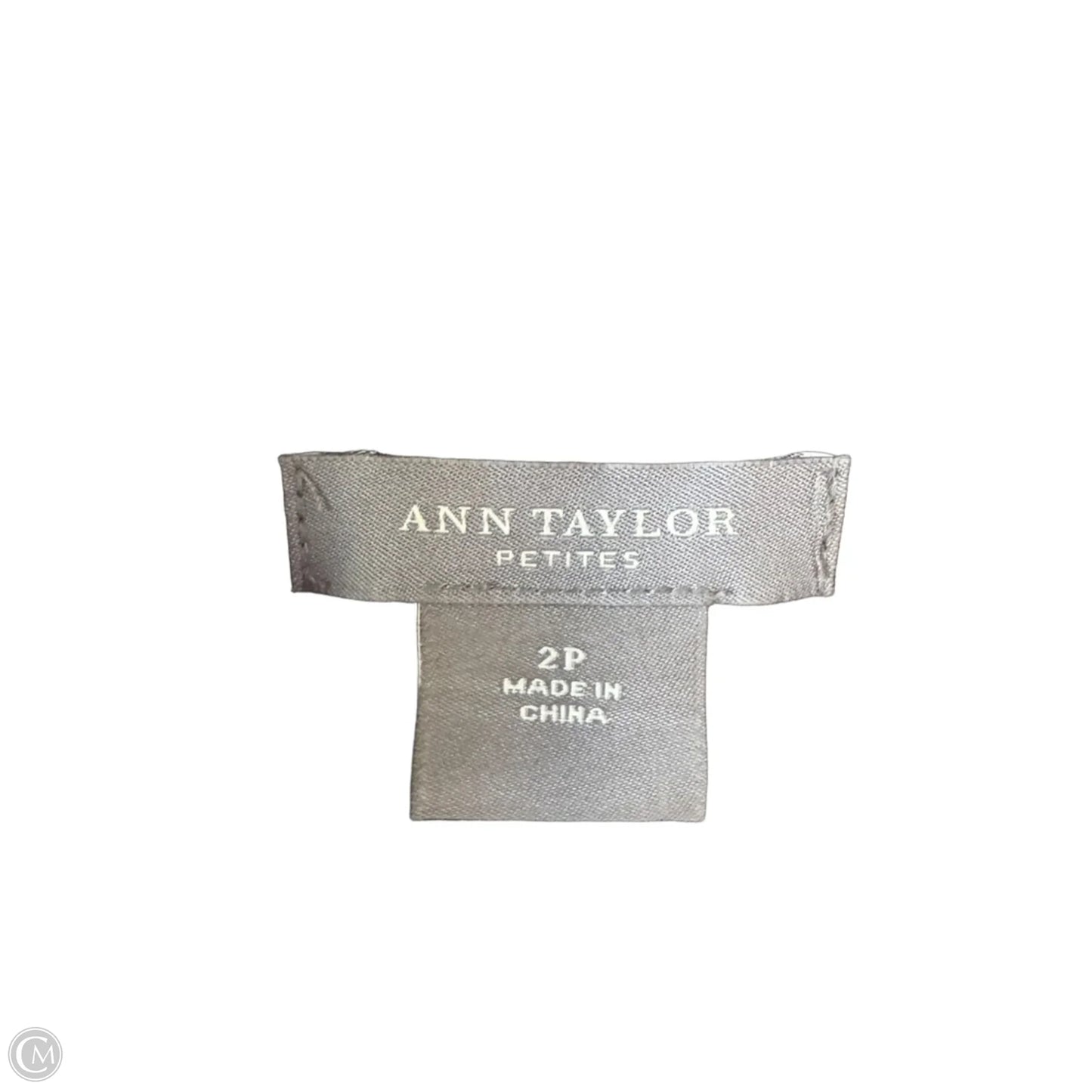 Blazer By Ann Taylor In Grey, Size: Xsp