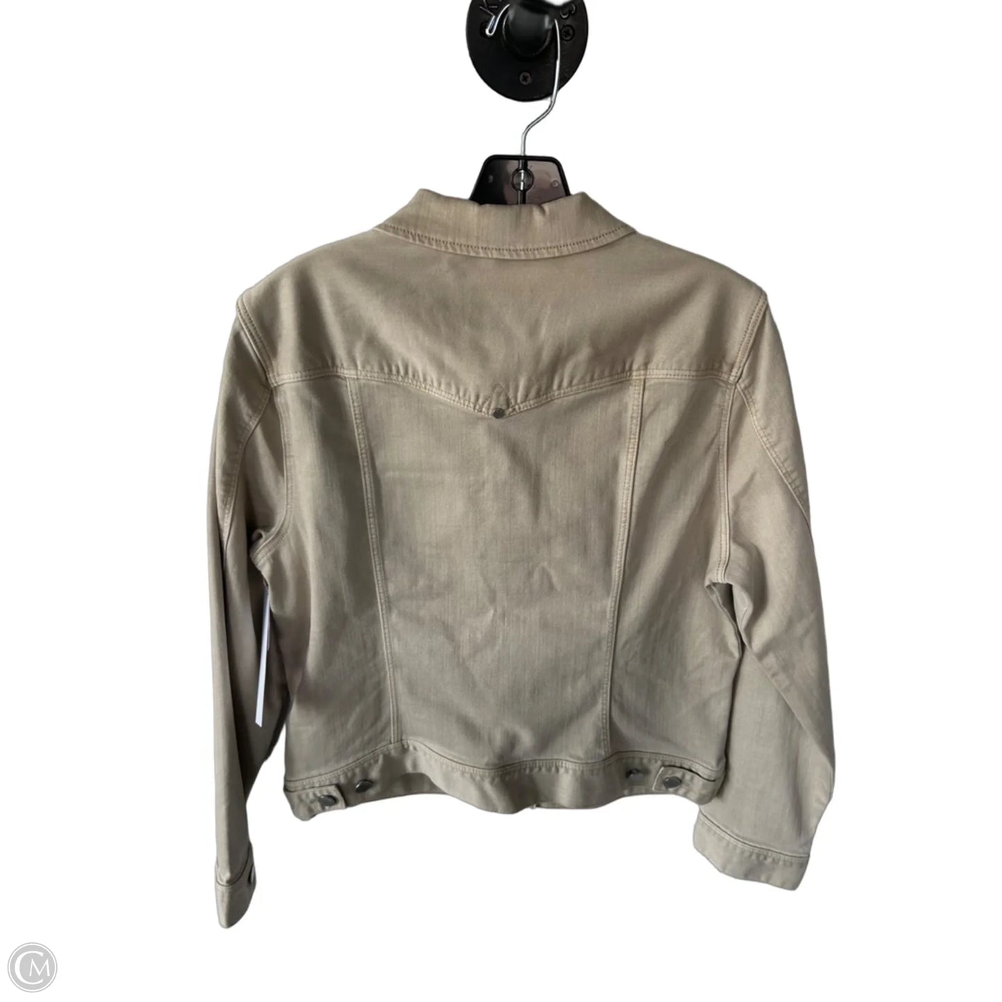 Jacket Denim By Liverpool In Tan Denim, Size: M
