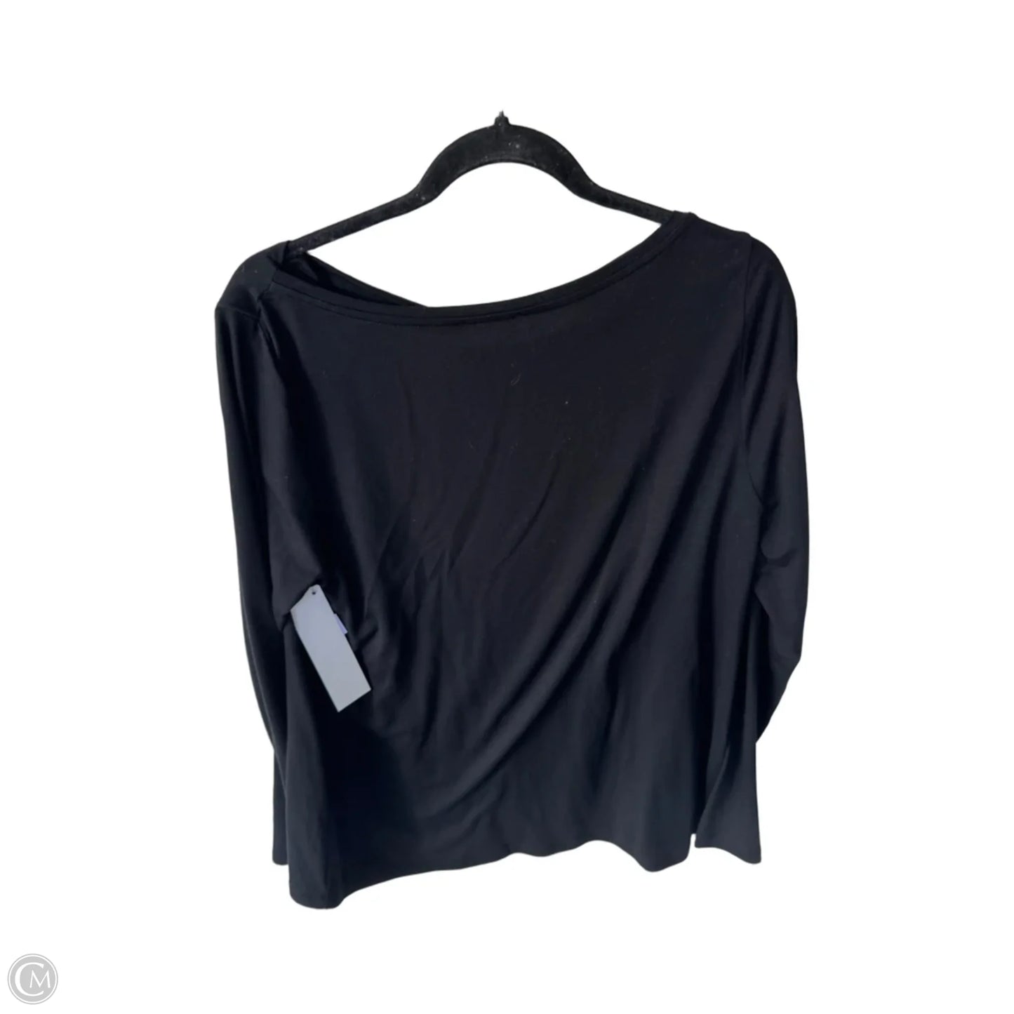 Top Long Sleeve By Eileen Fisher In Black, Size: M