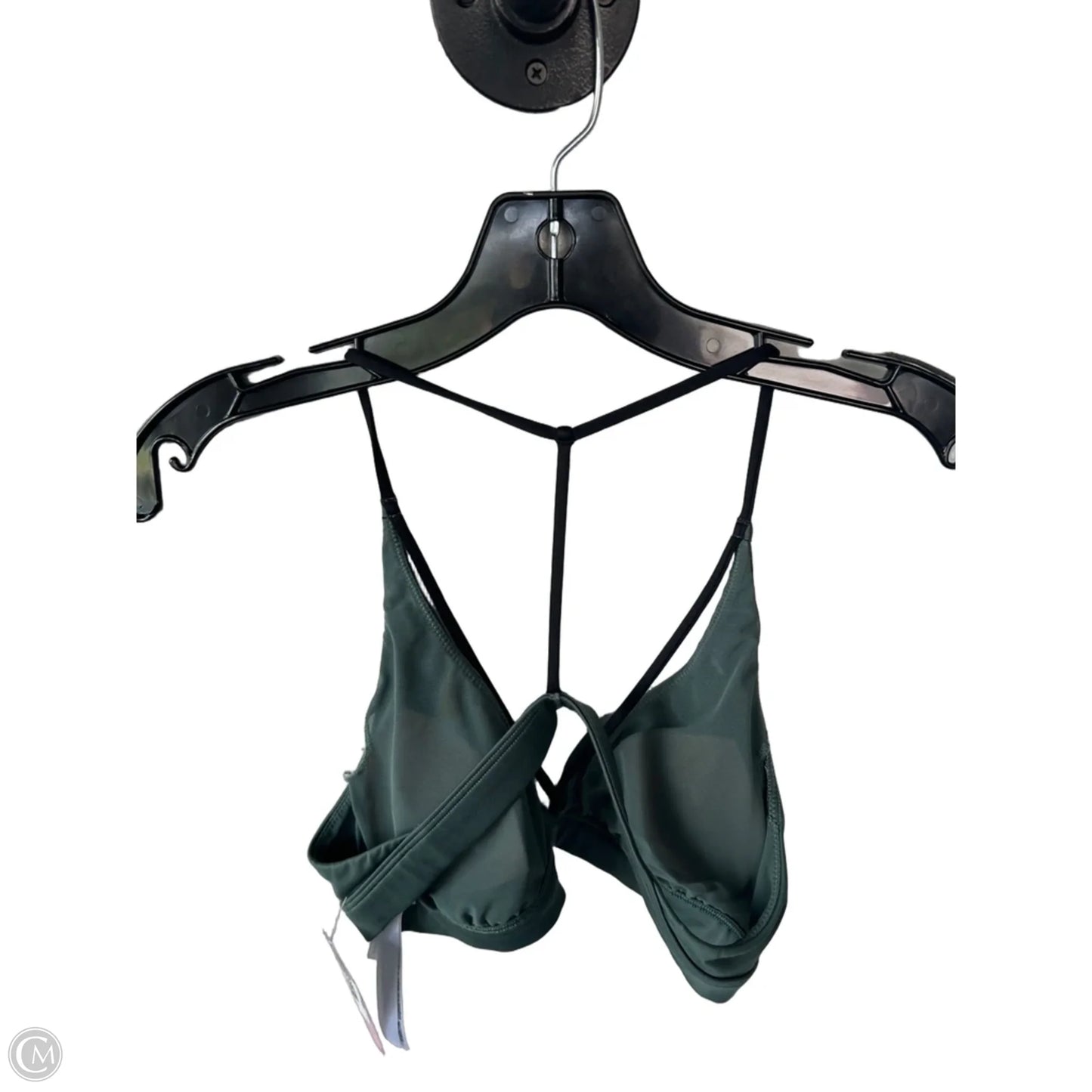 Athletic Bra By Victorias Secret In Black & Green, Size: L