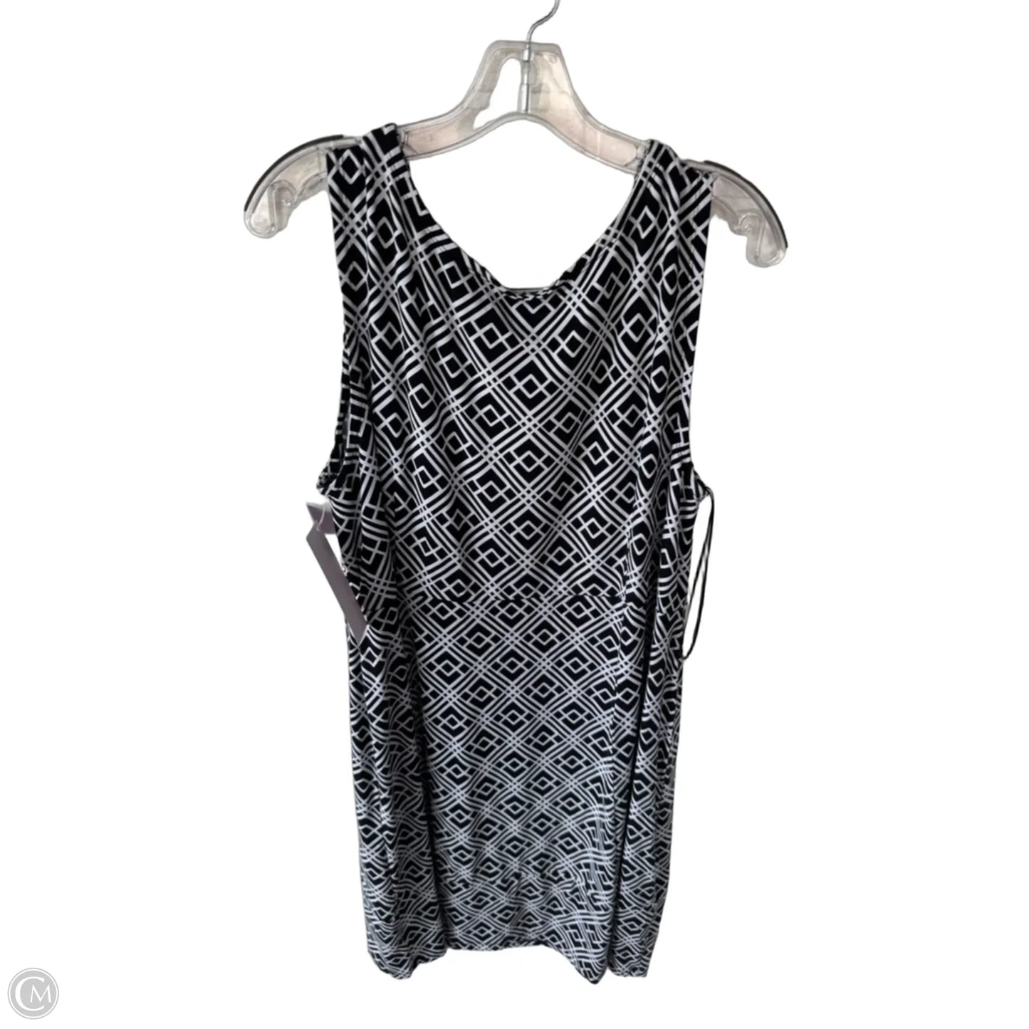 Dress Casual Midi By Jm Collections In Black & White, Size: 2x