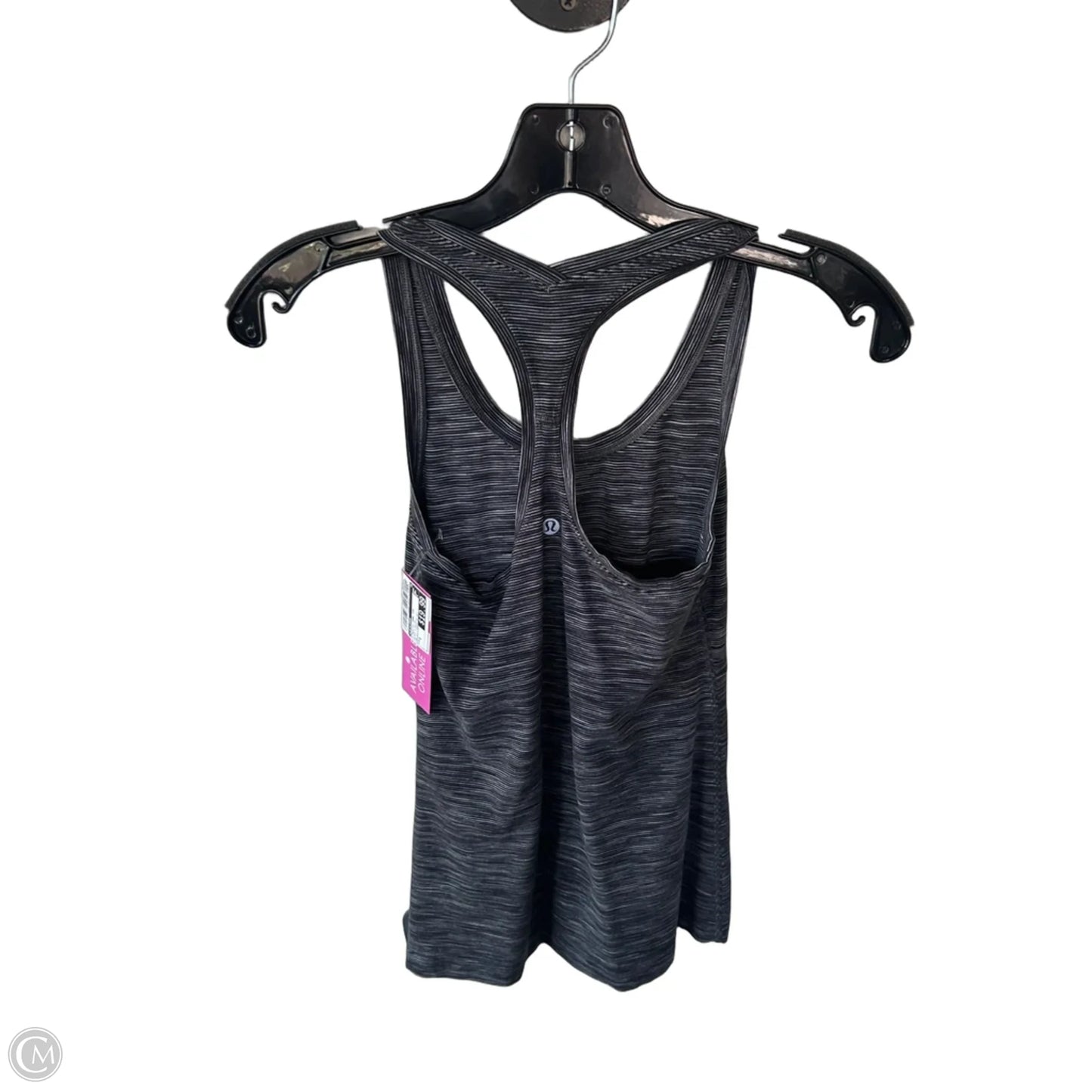 Athletic Tank Top By Lululemon In Black & White, Size: S