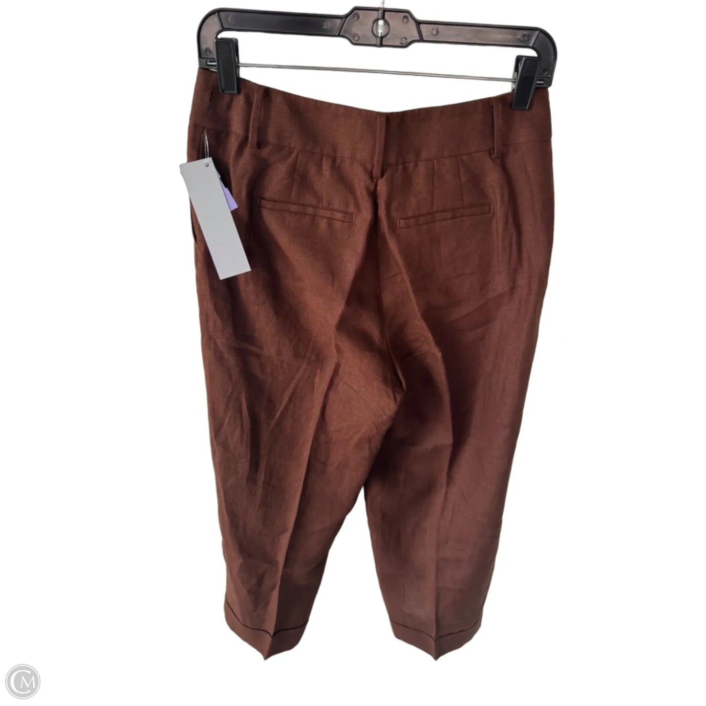 Pants Linen By Talbots In Brown, Size: 4p