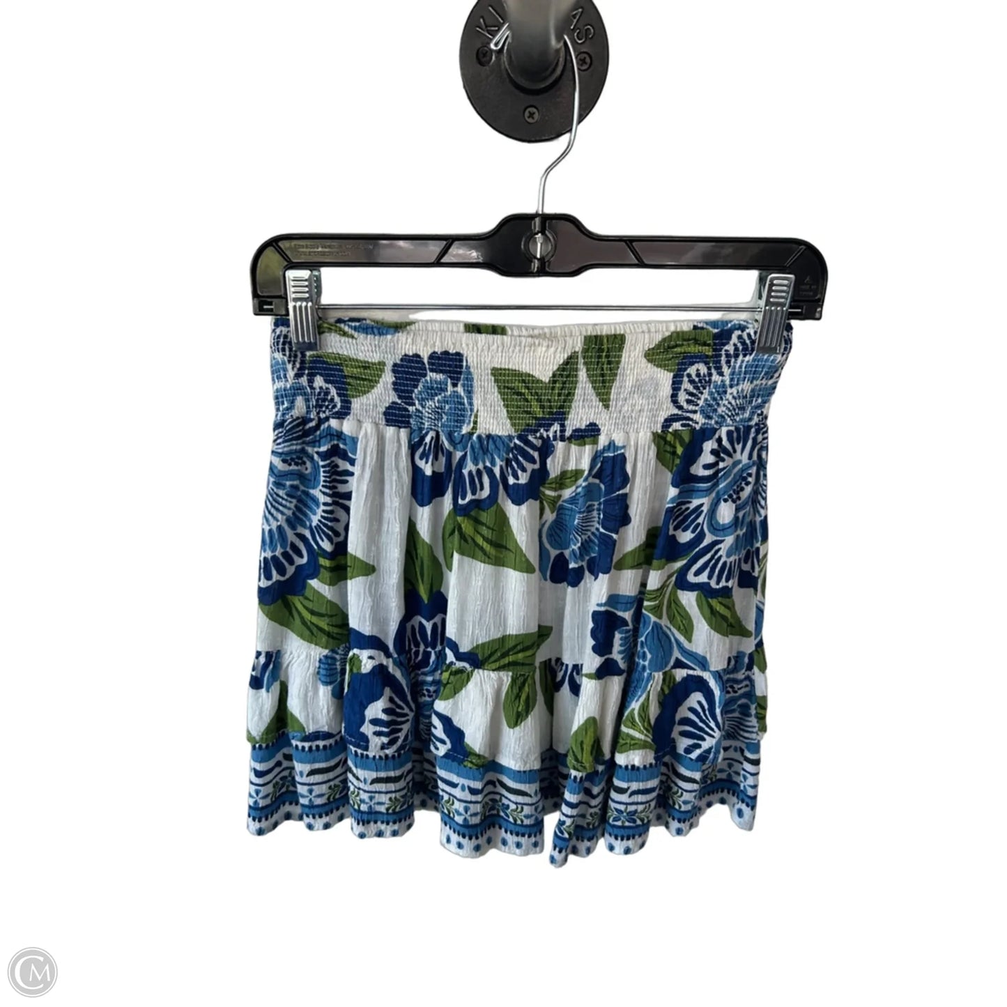 Skirt Mini & Short By Rachel Zoe In Blue & Green, Size: S